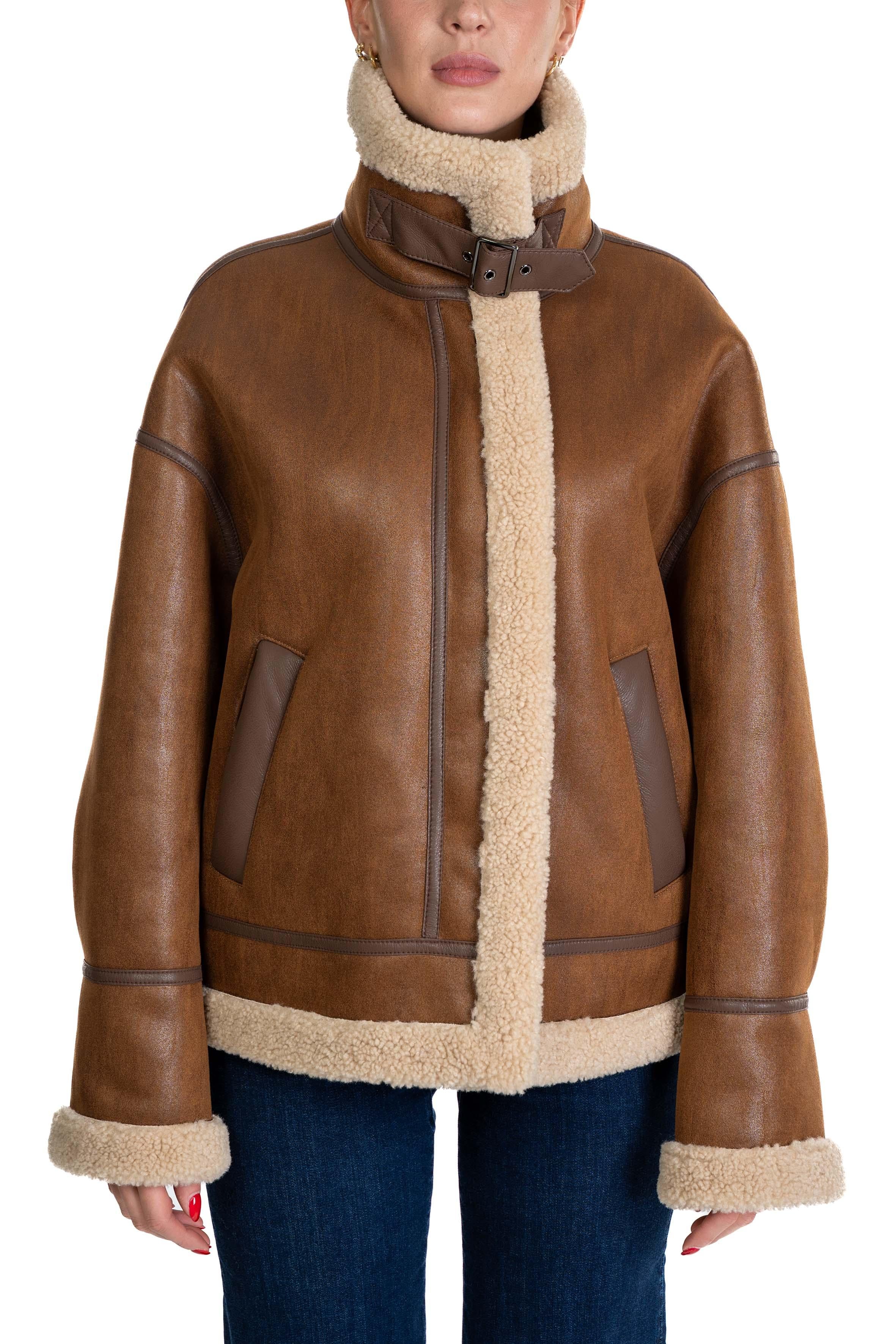 bomber eco montone 7225 TABACCO Bully