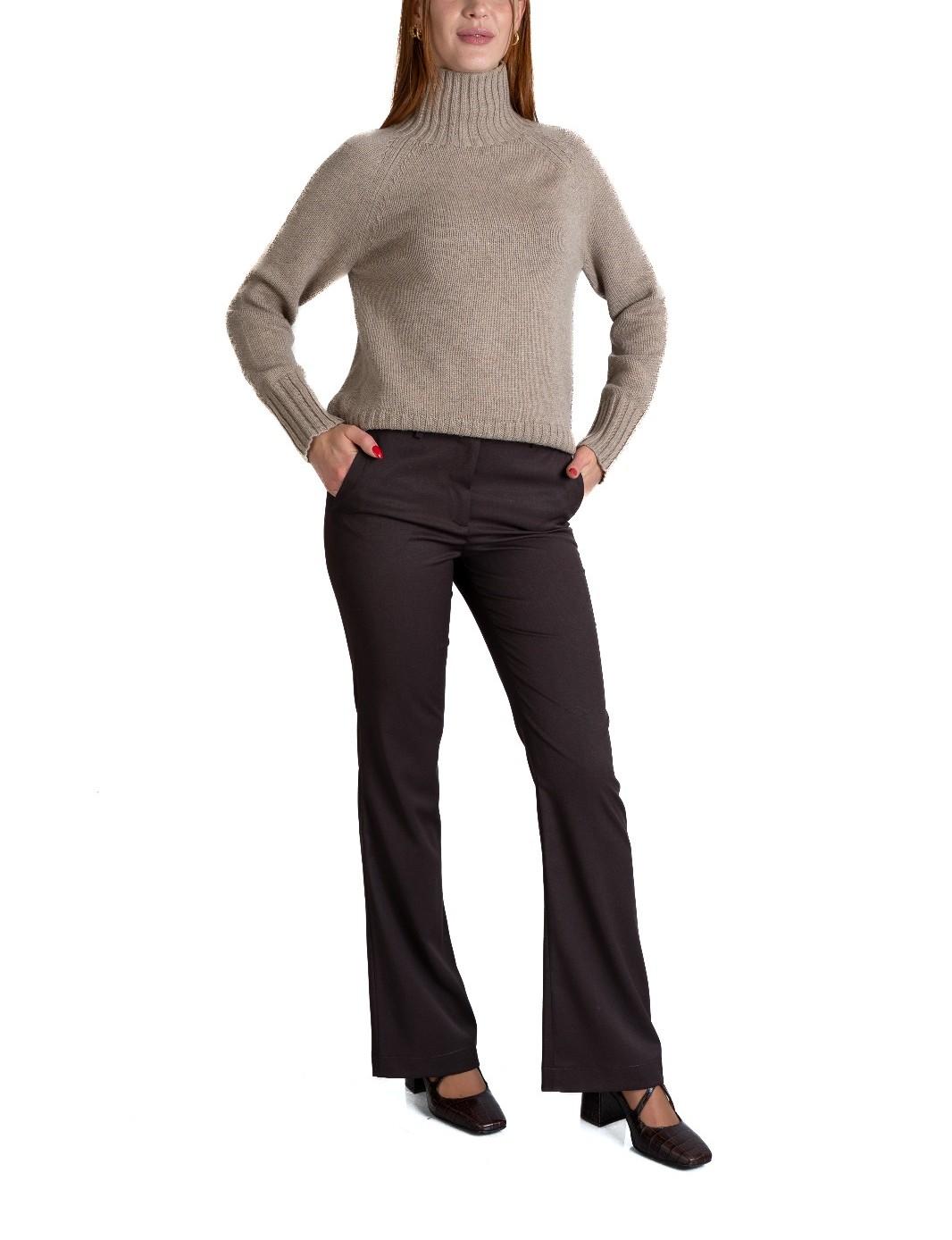 Pantalone trombetta testa di moto 4614 4338 MORO ALICE MILLER