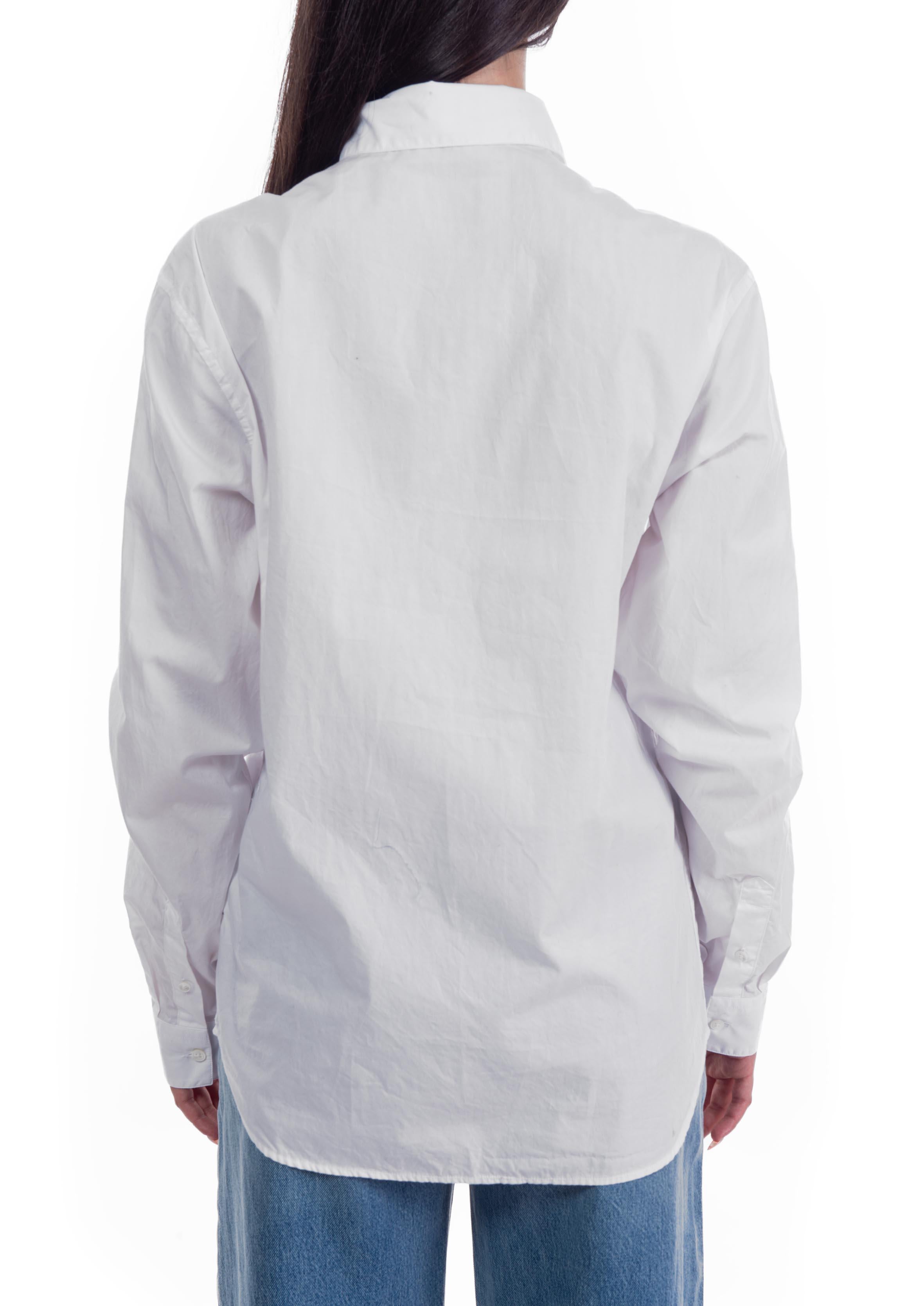 Camicia con taschino bianco G025 B N° 21