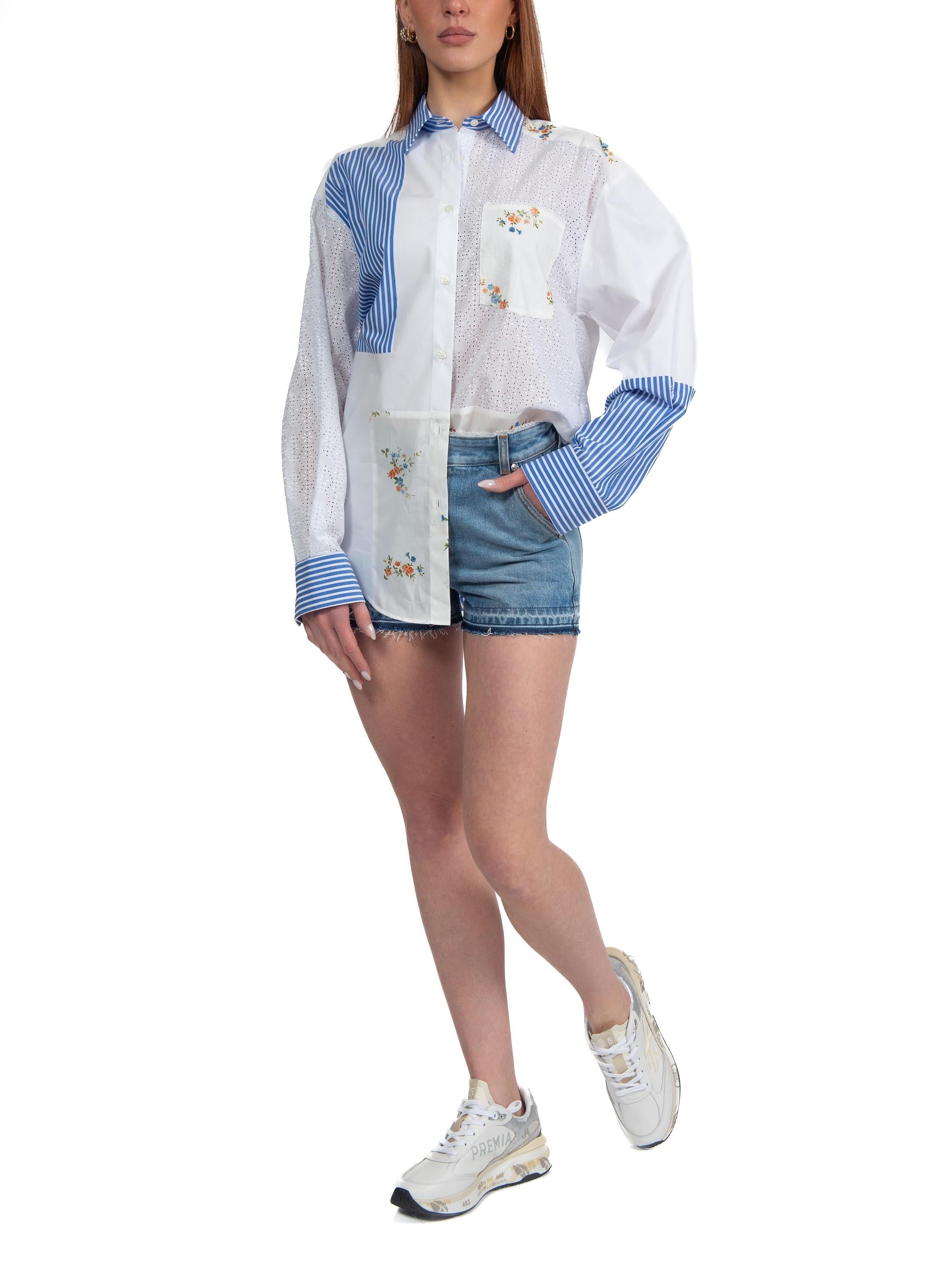 Shorts jeans Msgm 4041MDB230L BLUE MSGM