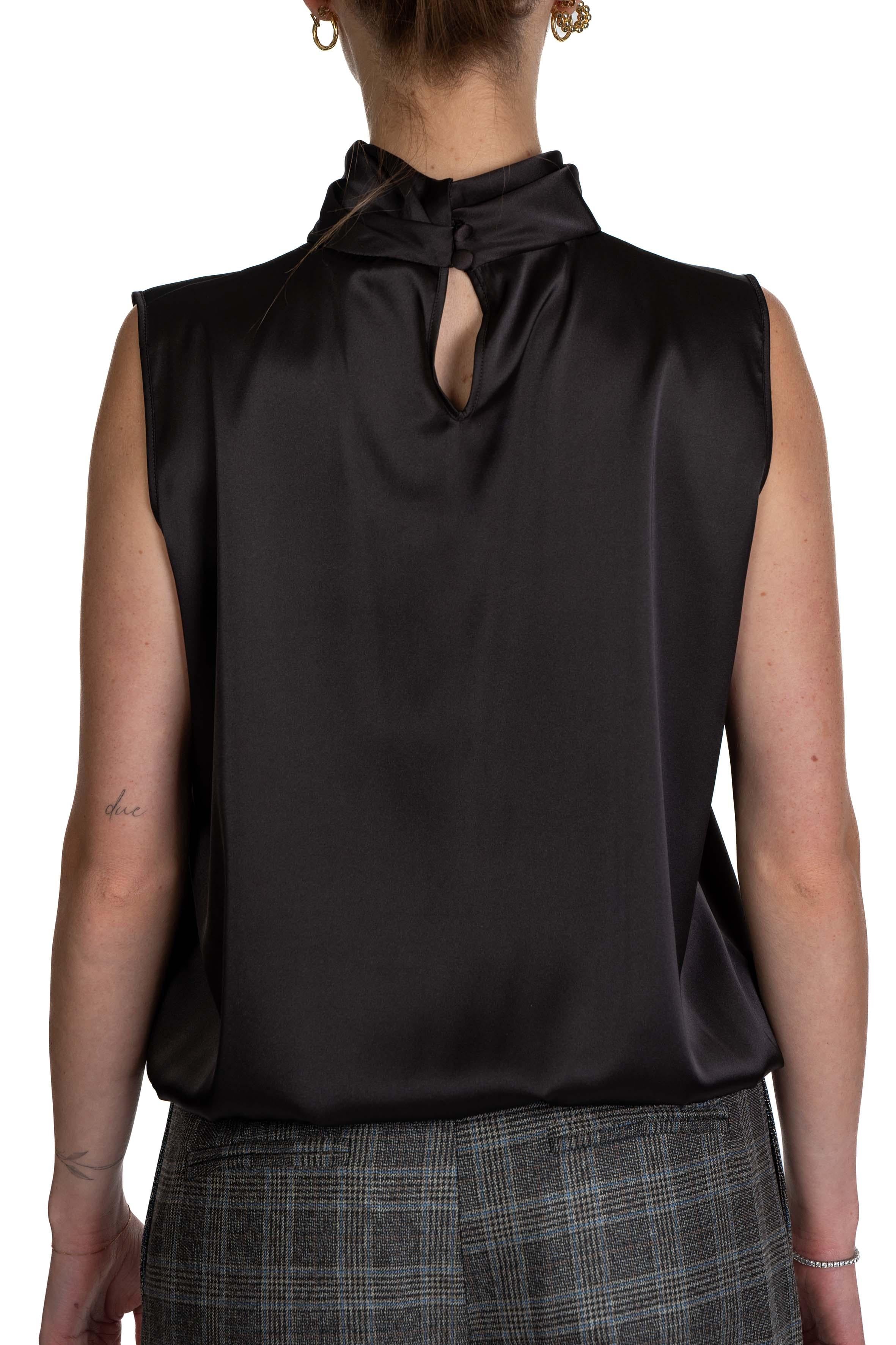 Top in raso testa di moro 61703 61703 WENGE D.EXTERIOR