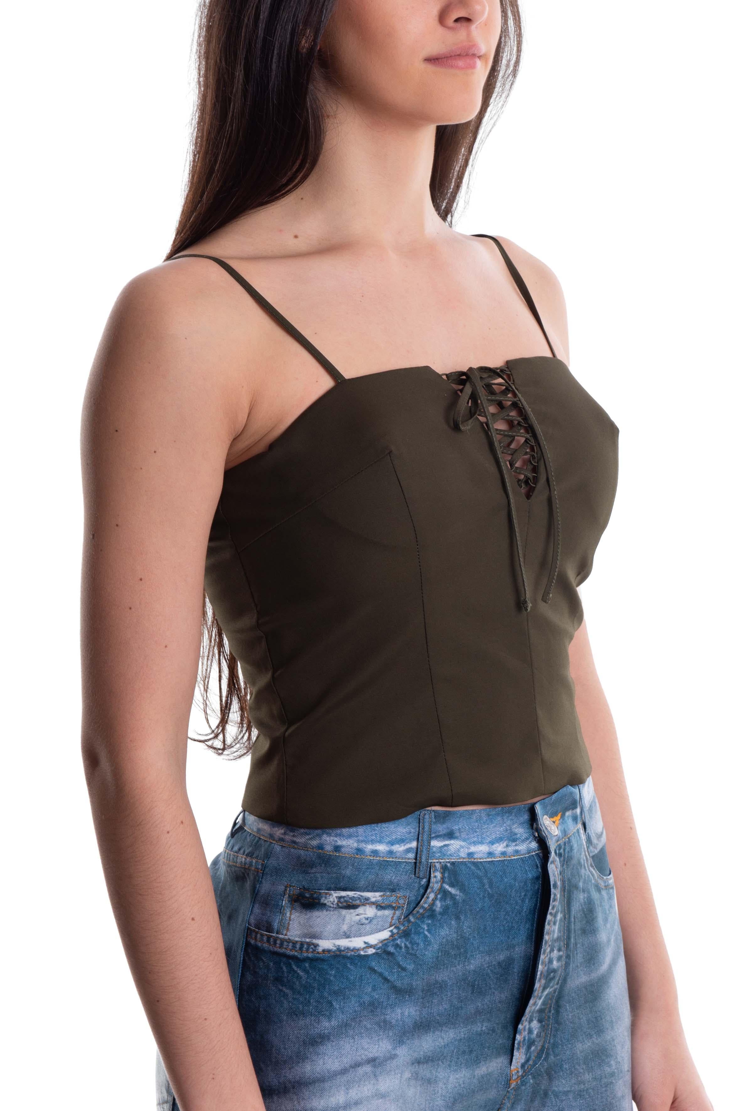Corsetto verde TP123 V FEDERICA TOSI