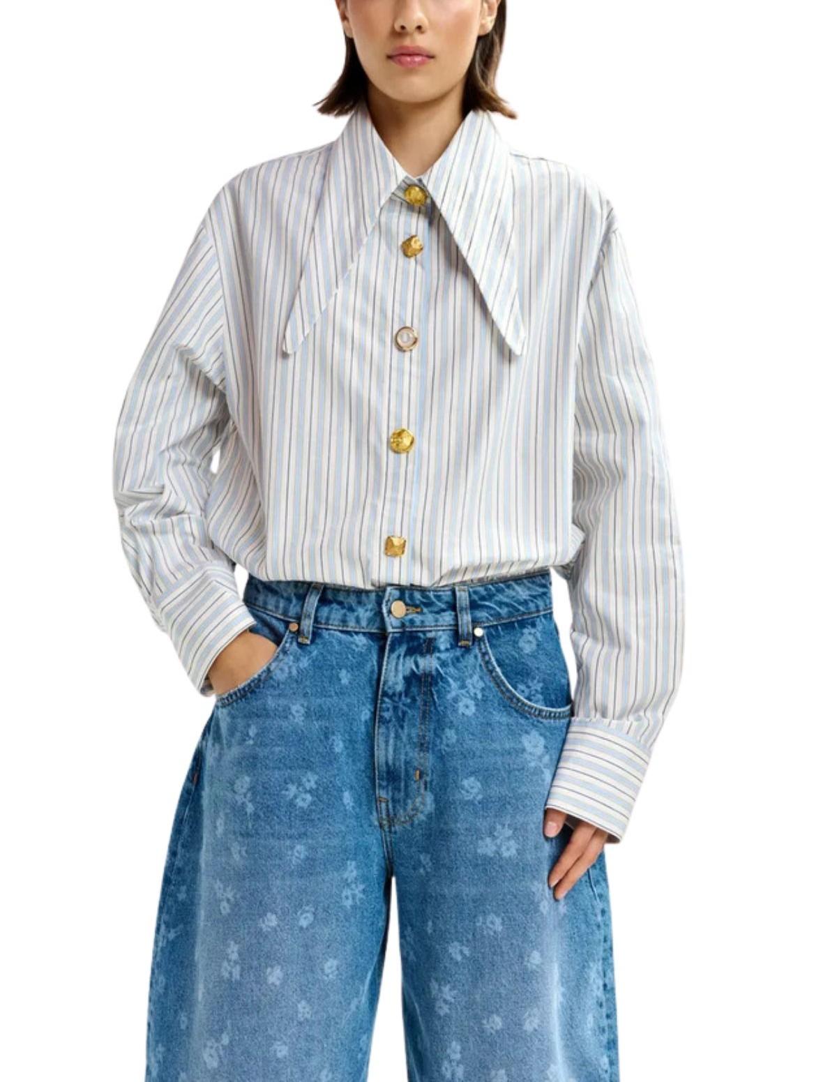 Camicia Jomato JOMATO POINT SHIRT WHITE ESSENTIEL ANTWERP