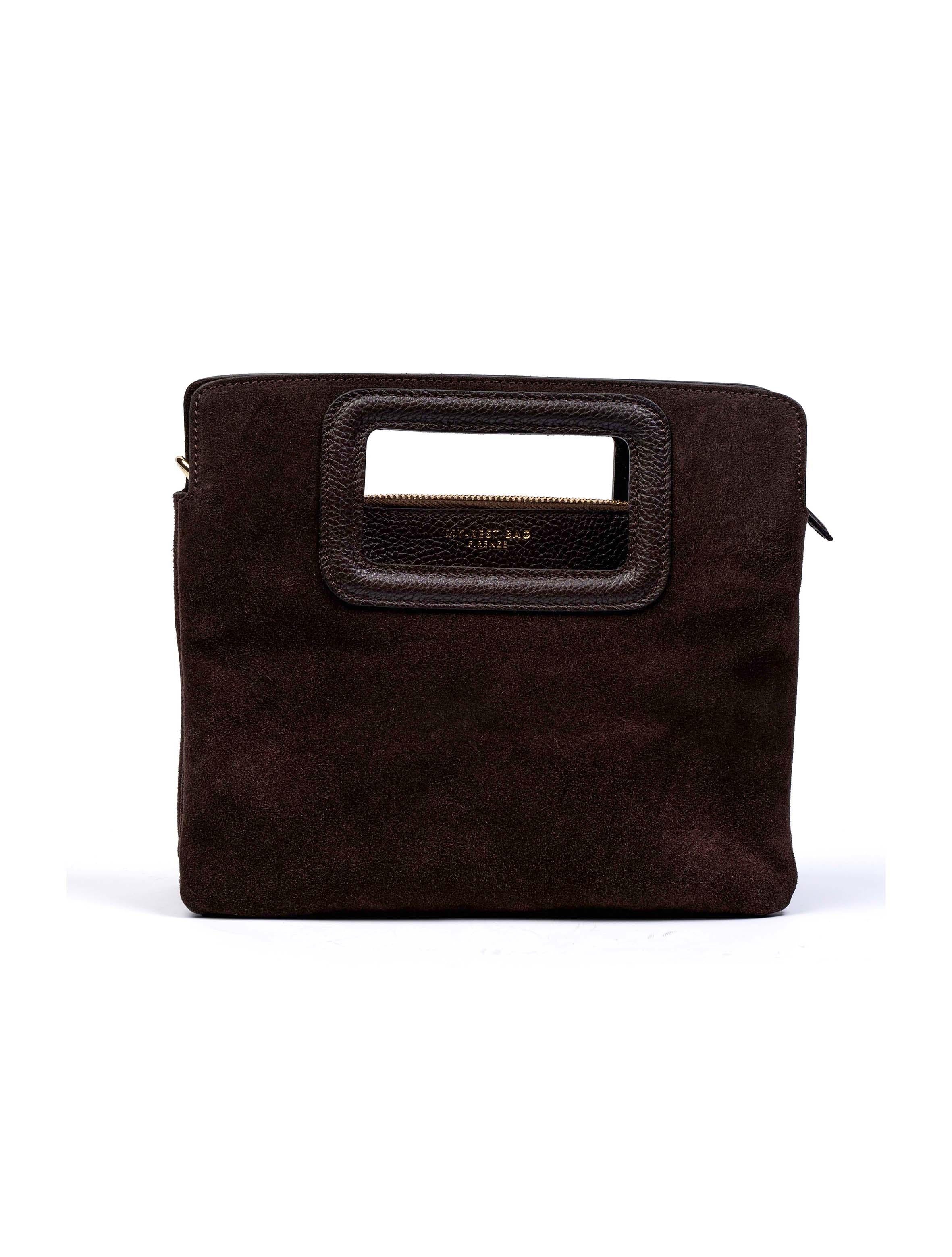 Borsa Victoria in camoscio marrone 1026 1026 VICTORIA CHOCOLATE MY BEST BAG