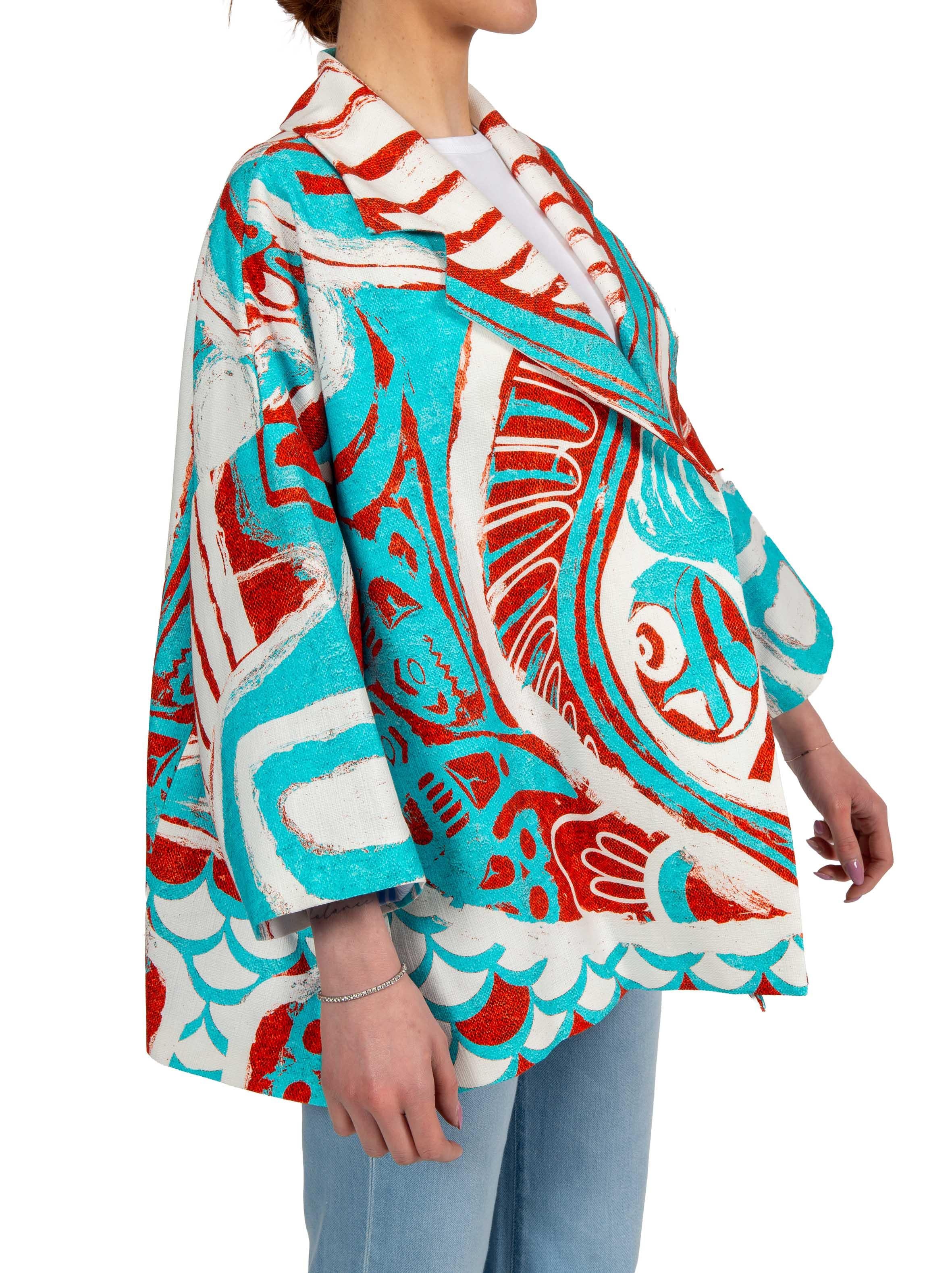 Caban Stella Jean stampa alaska. JC410 STAMPA ALASKA STELLA JEAN