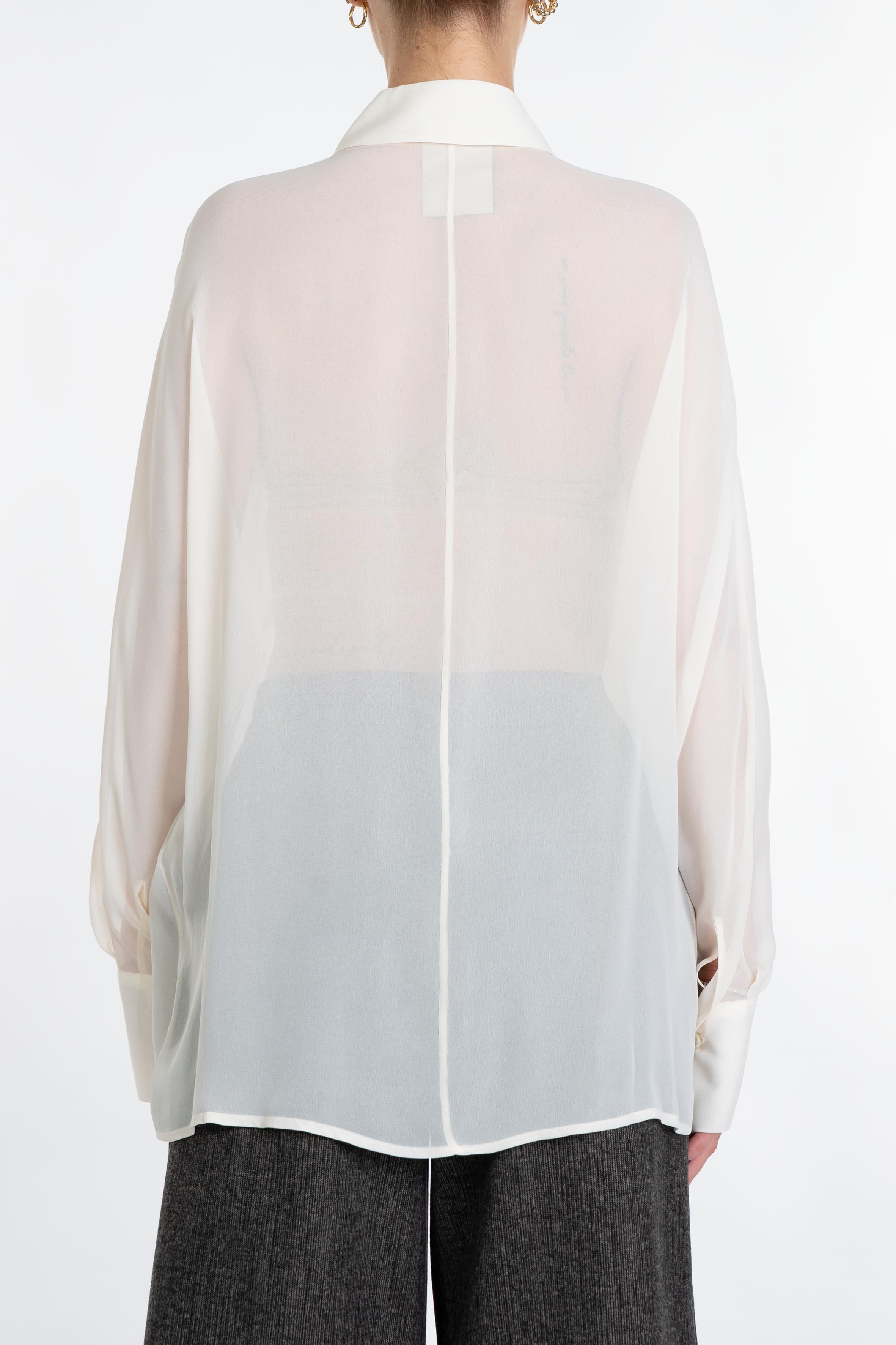 Camicia Tiffany panna TIFFANY S5WU06 GESSO SEMICOUTURE