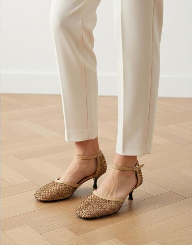 Decolltè strass beige R15 SAHARA STRATEGIA