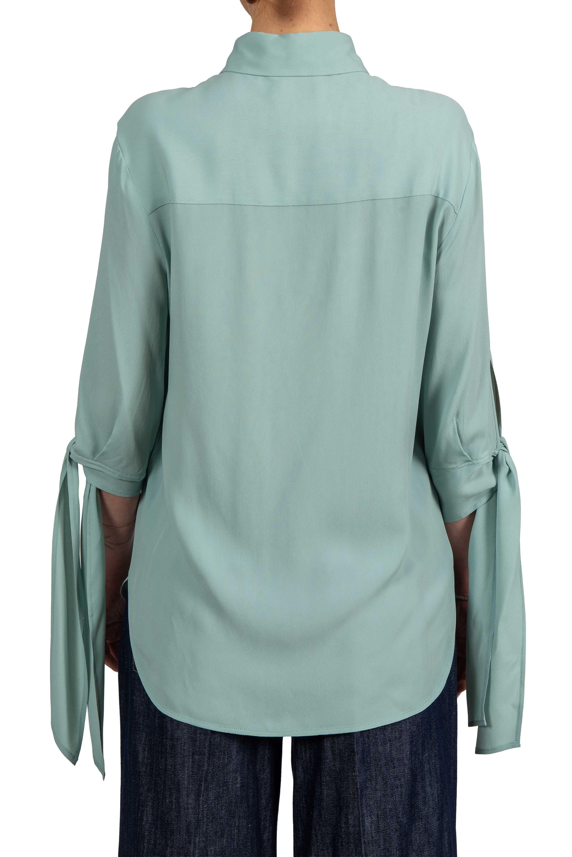 Camicia Brittani verde acqua BRITTANI ORIE SEMICOUTURE