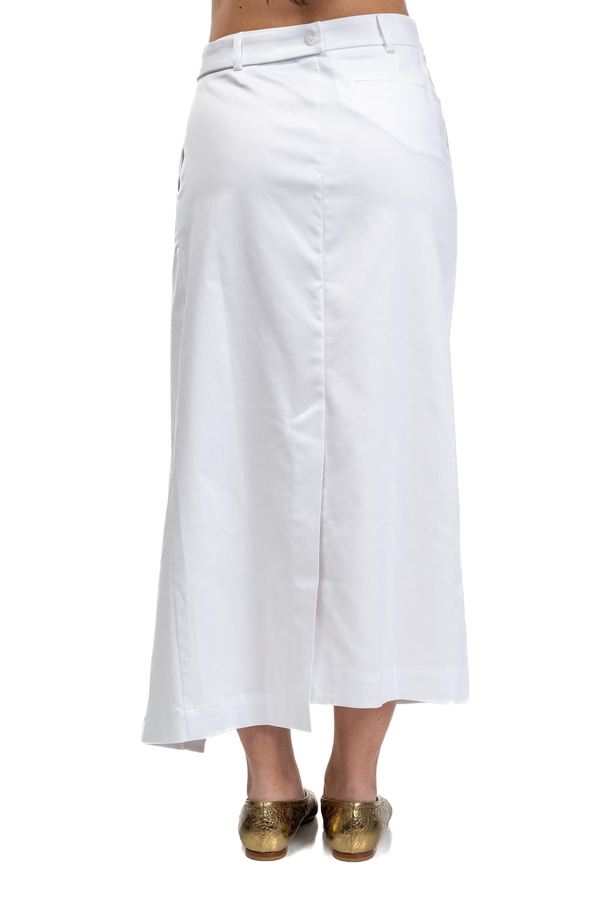 Gonna Iva in cotone bianca IVA BA730 WHITE Balossa