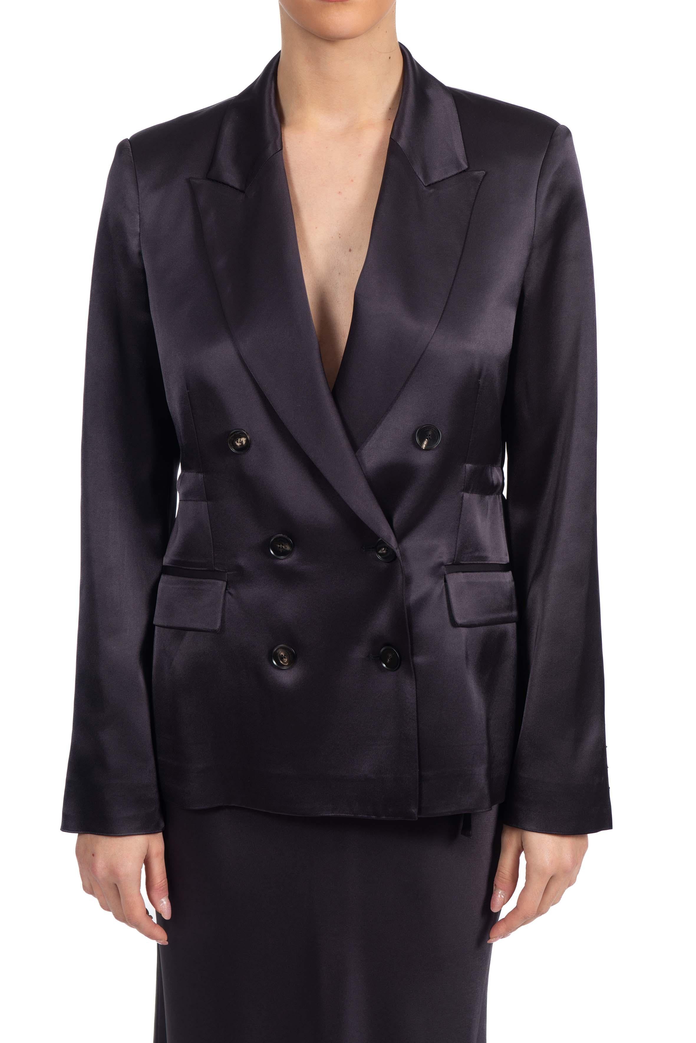 Giacca Farrel raso fondente FARRELL F6SS89 FONDENTE LIVIANA CONTI