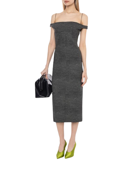 Abito midi grigio C0442 7139 N PHILOSOPHY