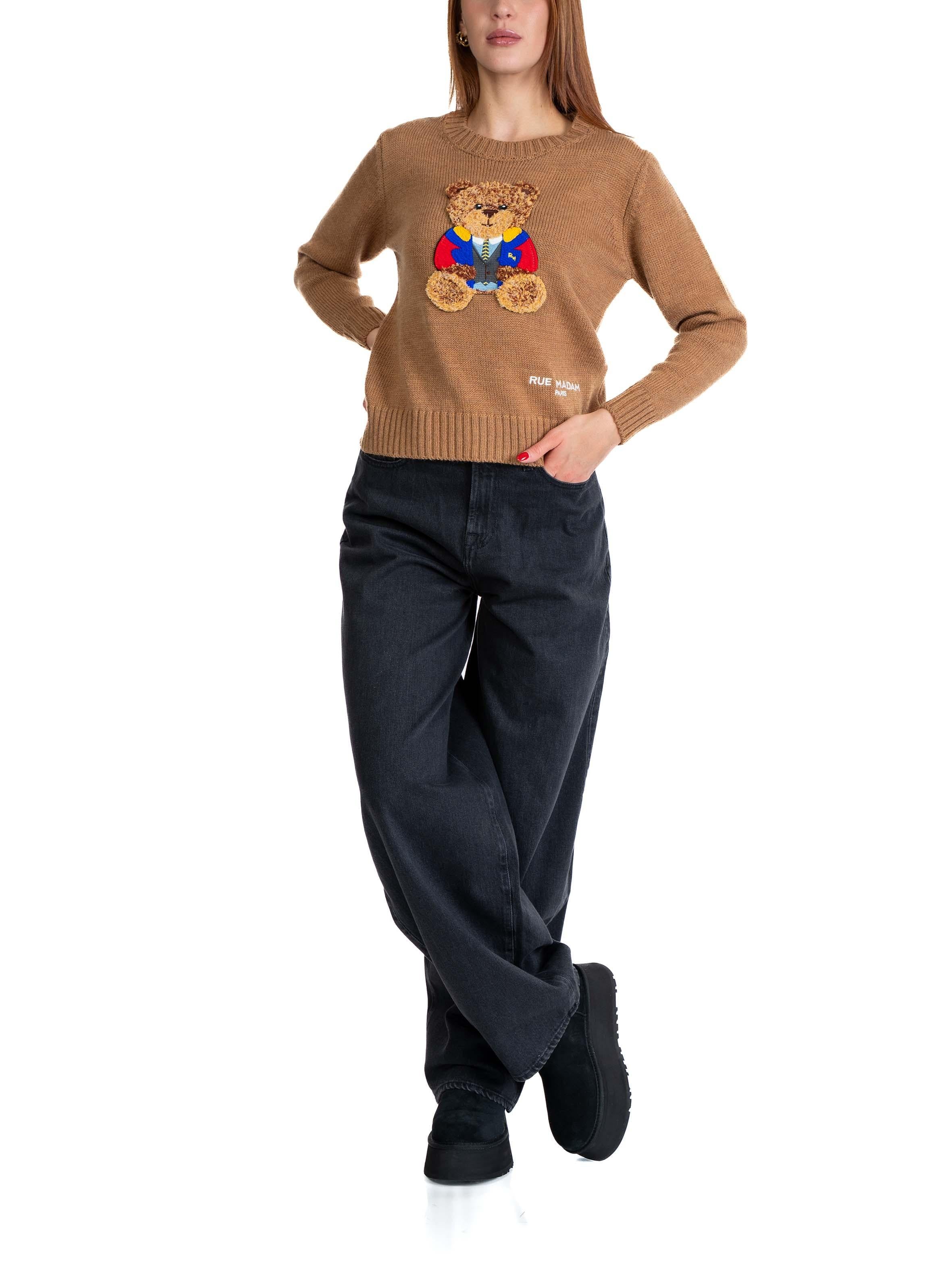 Maglia Marvin MARVIN JUMPER CAMEL RUE MADAM