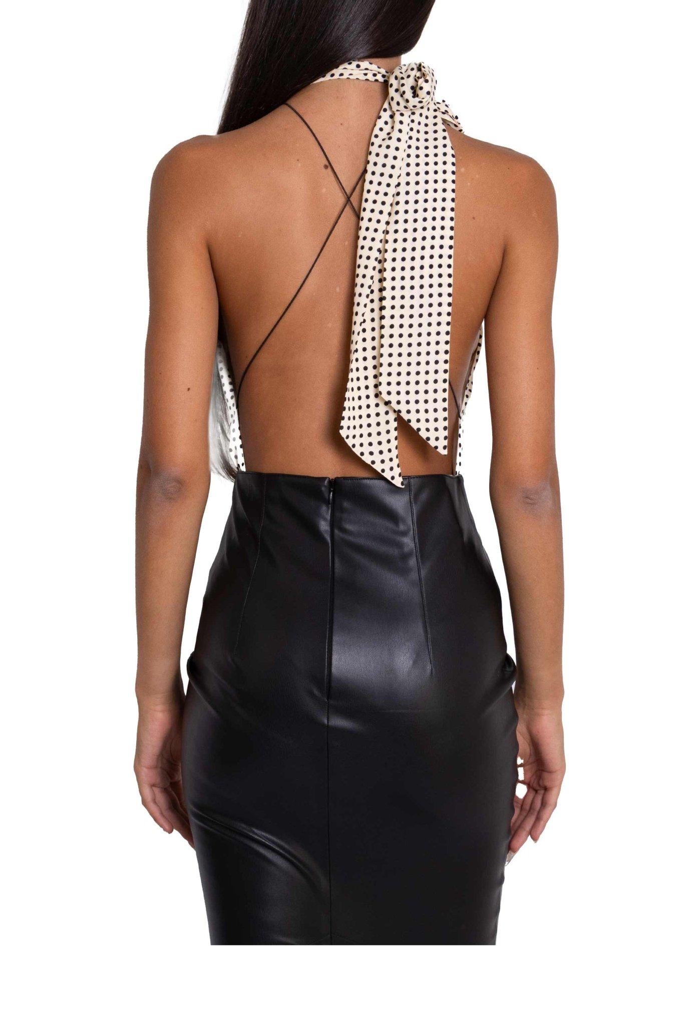 Body a pois panna e nero 1102 7153 P PHILOSOPHY