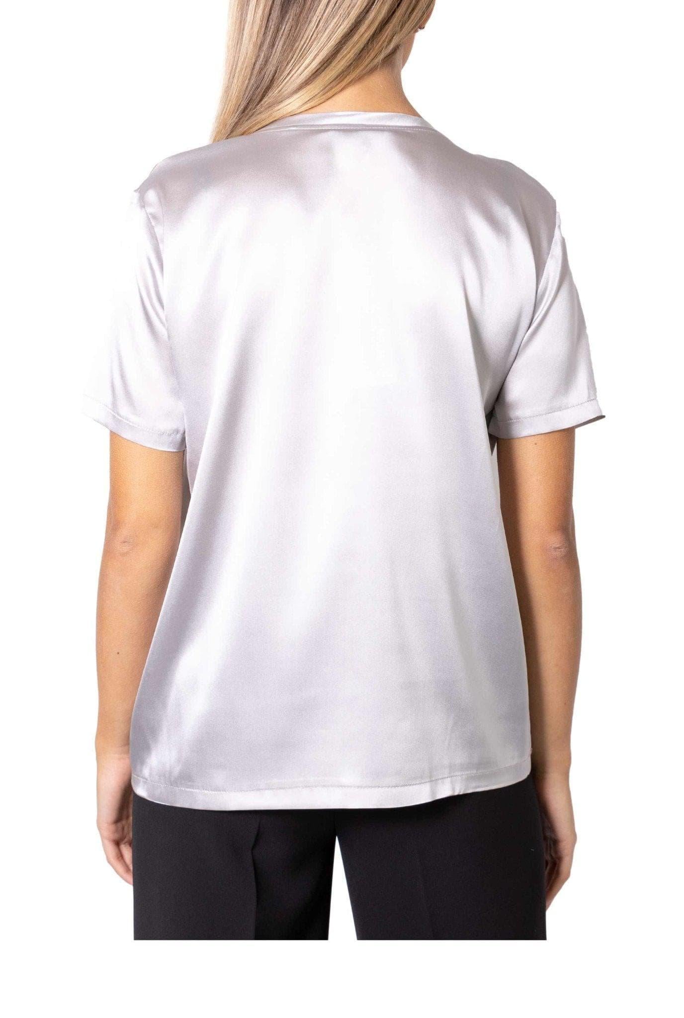 T-shirt misto seta argento 1885 2094 G ALICE MILLER