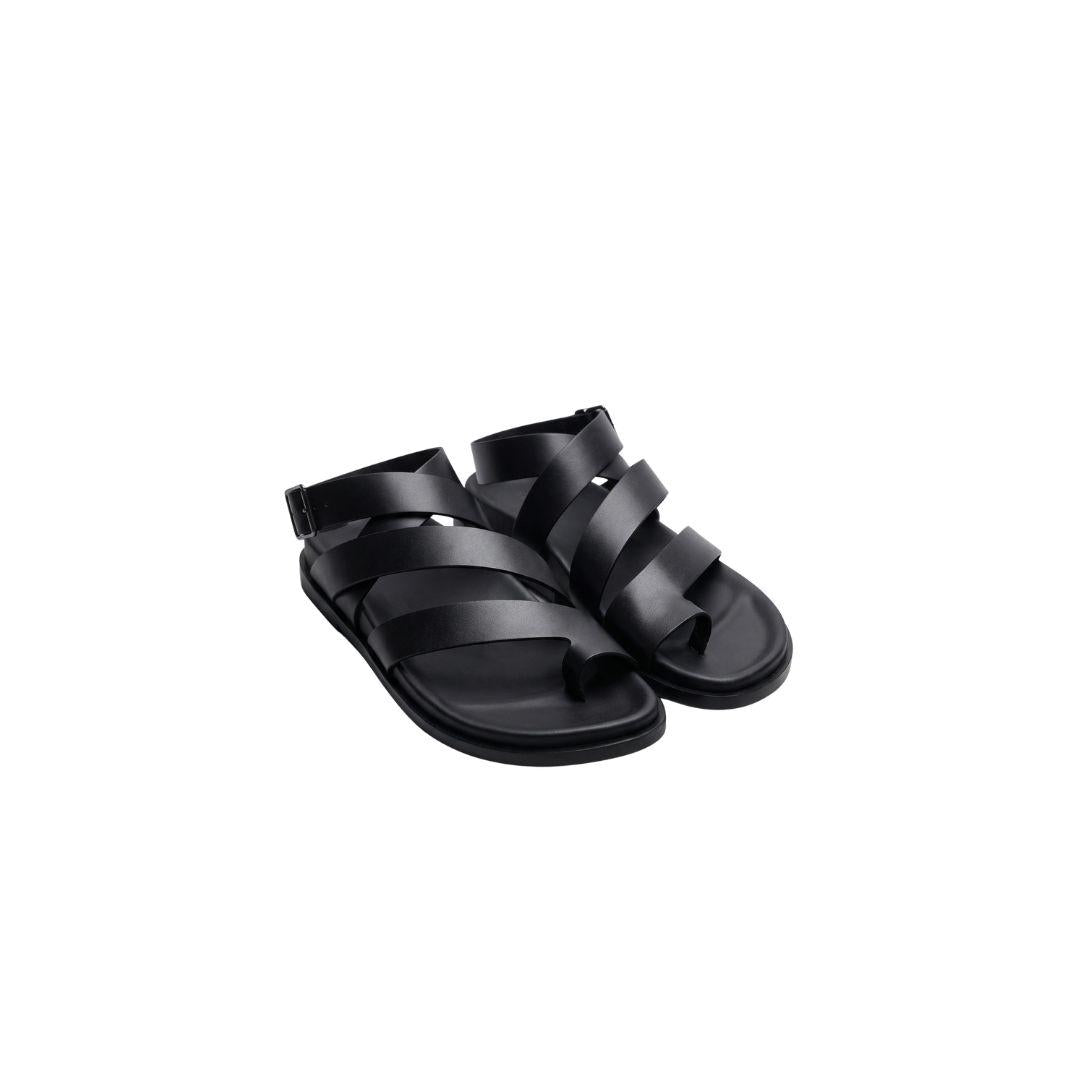 Sandalo con fasce nero TIDE BLACK ALOHAS