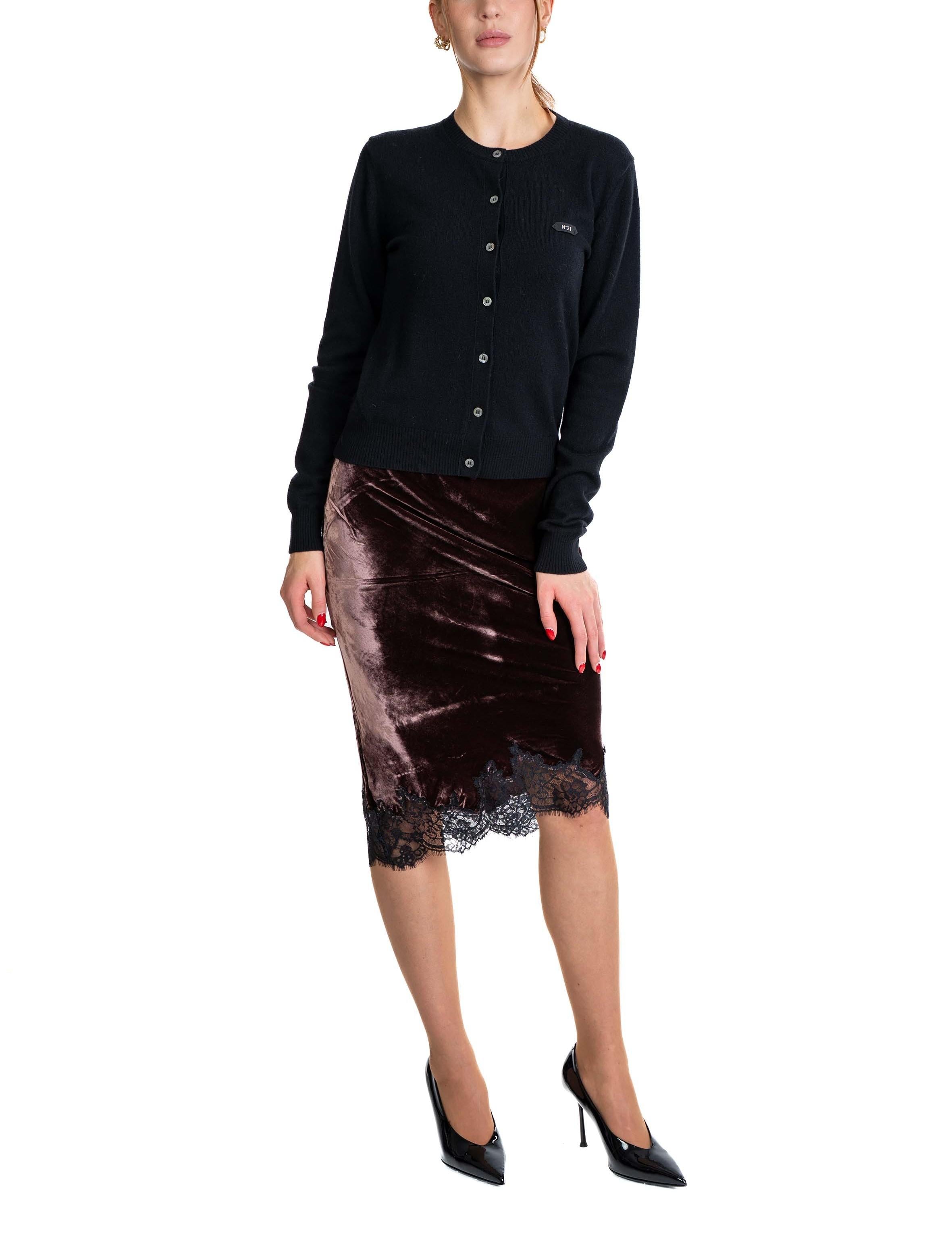 Cardigan nero A036 A036 9000 N° 21