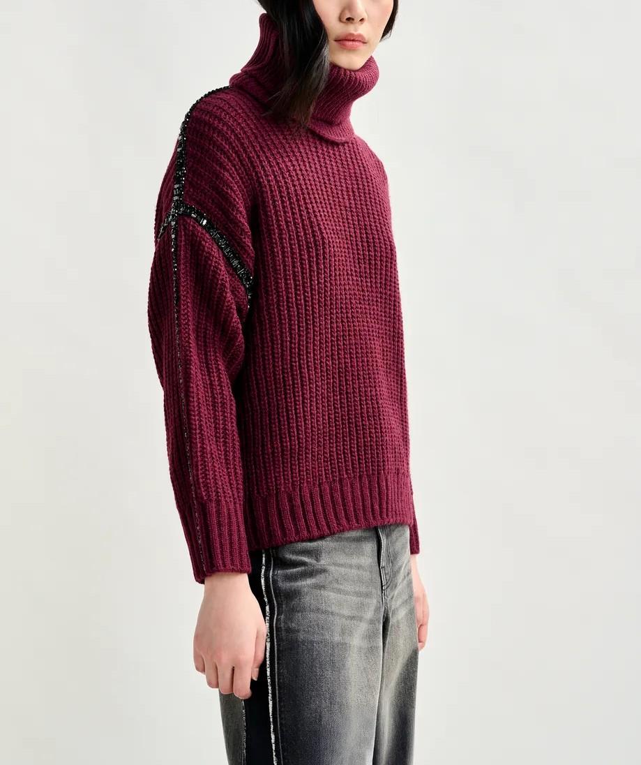 Maglione Indsay INDSAY MAUVE ESSENTIEL ANTWERP