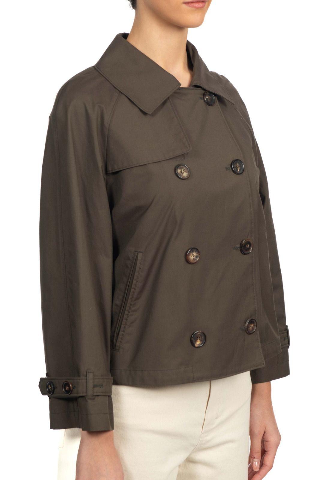 Trench Tesoro verde militare TESORO 003 MAX MARA