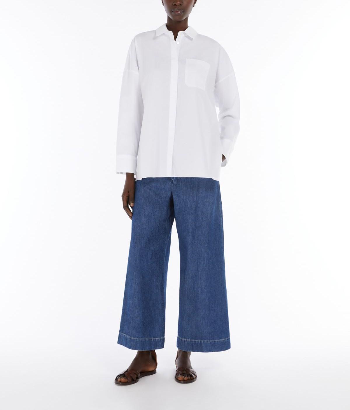 Camicia Gerona in cotone bianco GERONA 001 MAX MARA