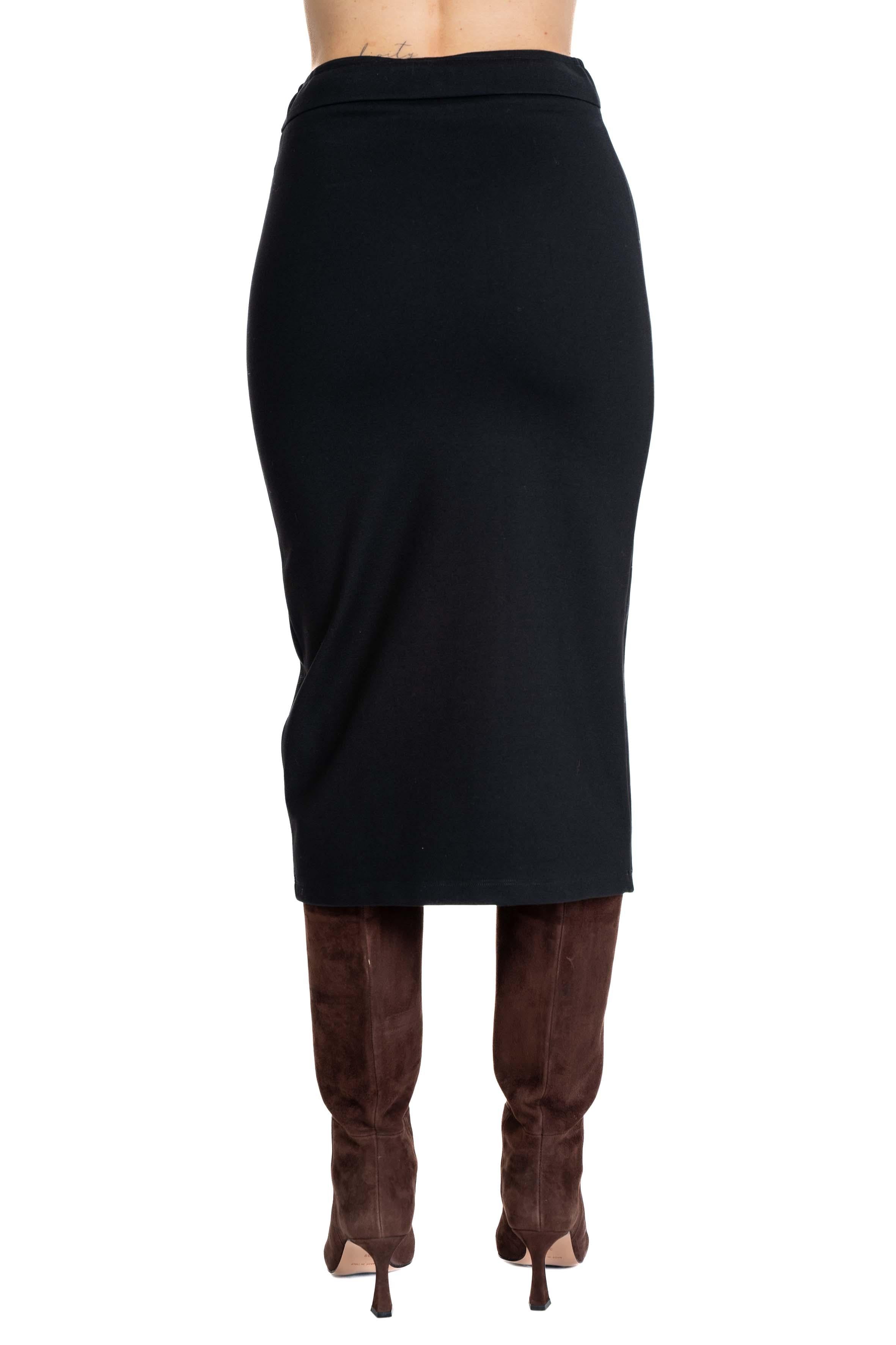 Gonna longuette nera 4788 2999 NERO ALICE MILLER