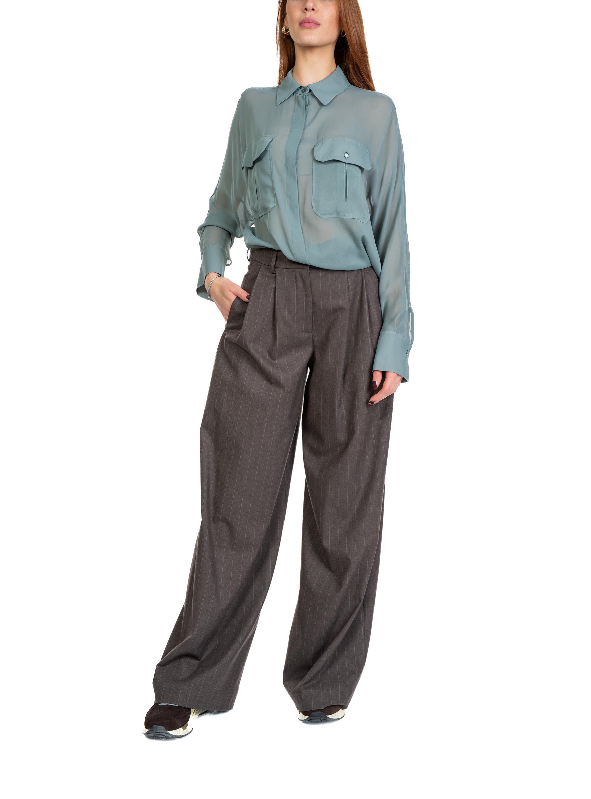 Camicia Tiffany celeste TIFFANY S5WU06 RUGIADA SEMICOUTURE