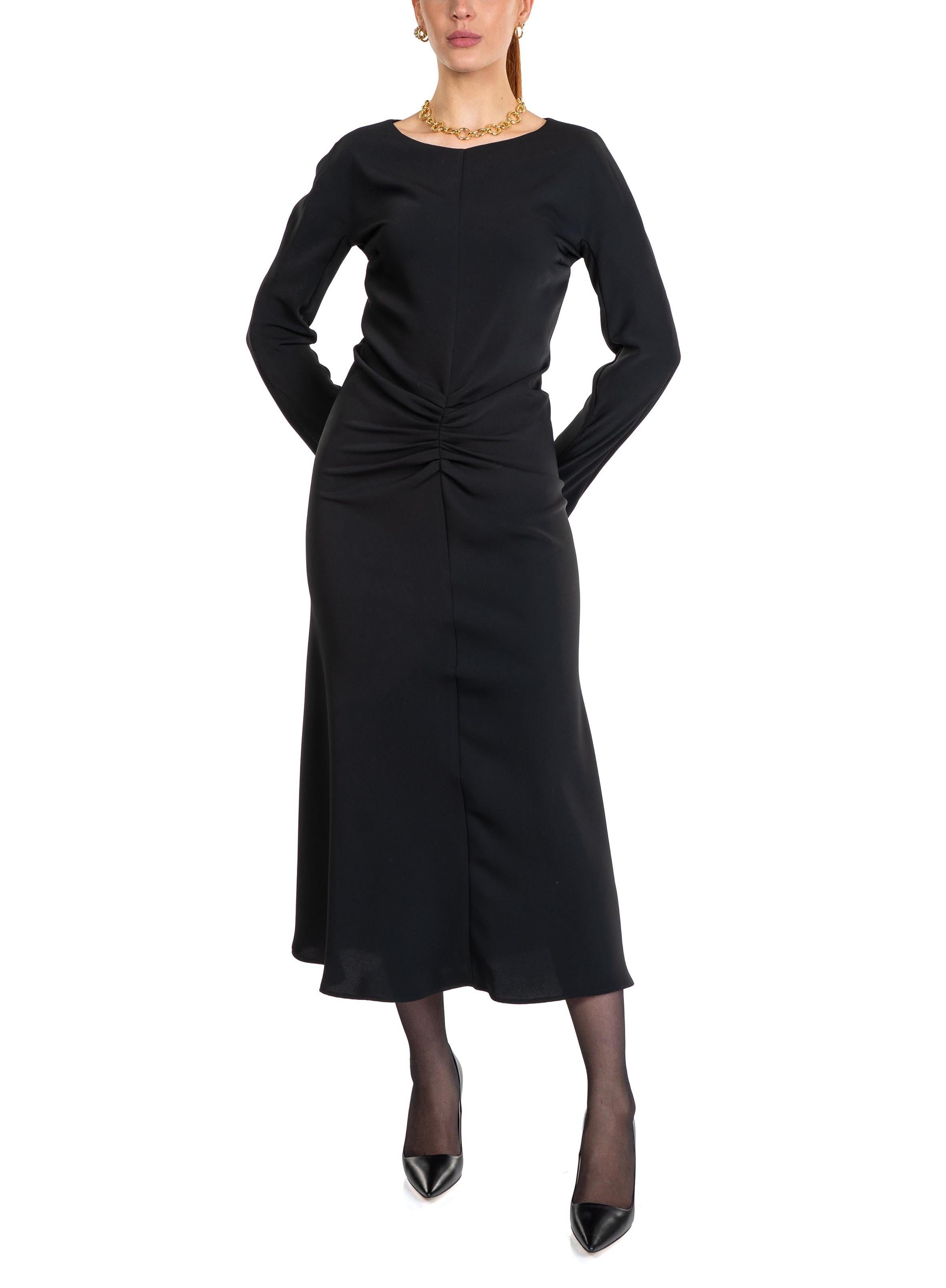 Abito arricciato nero 4811 2553 NERO ALICE MILLER