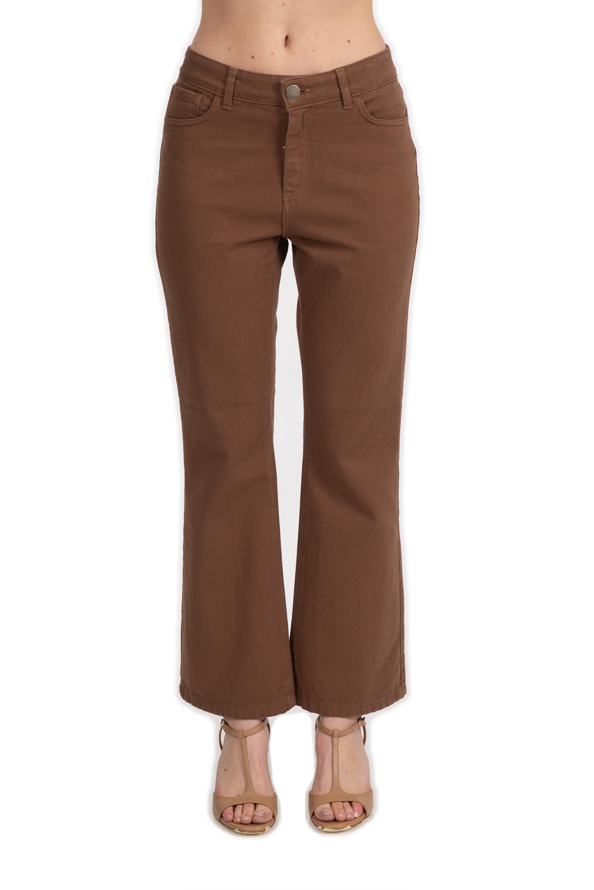 Jeans trombetta 40809 nocciola 40809 NOCCIOLA FEDERICA TOSI