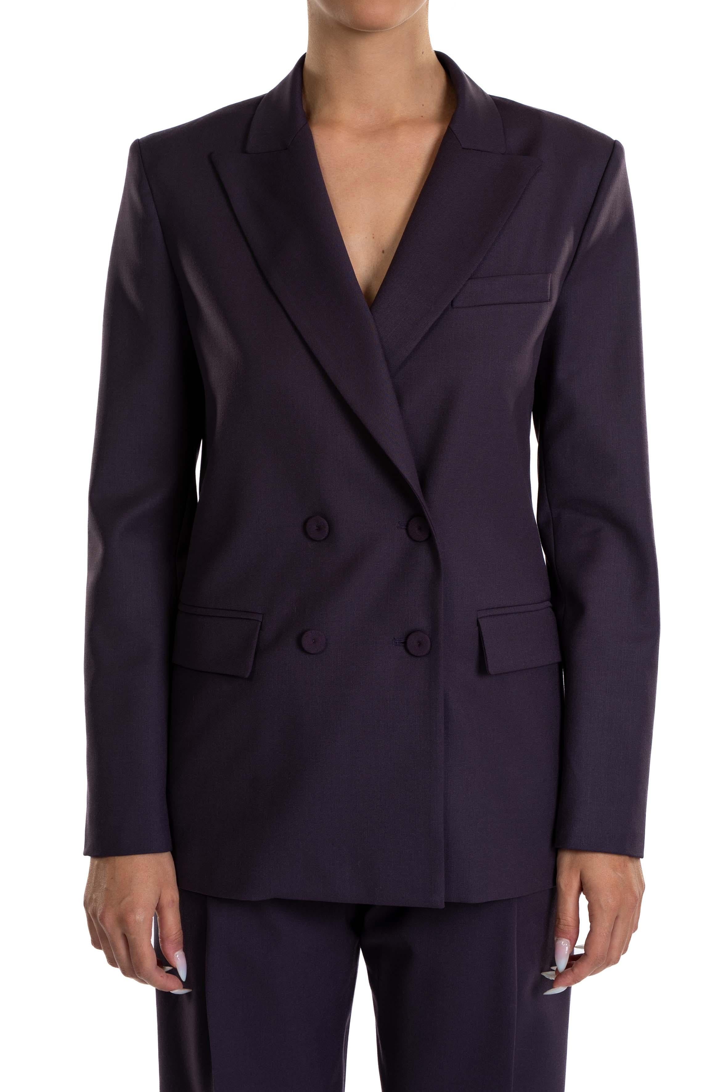 Double-breasted jacket 30303 MELANZANA FEDERICA TOSI