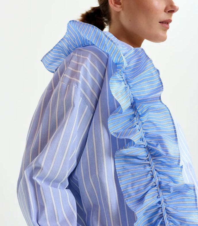 Camicia Ibody con rounge IBODY BLUE ESSENTIEL ANTWERP