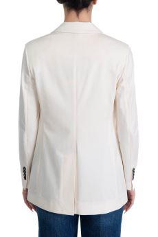 Giacca in jersey di cotone panna FD3409 001 panna CIRCOLO
