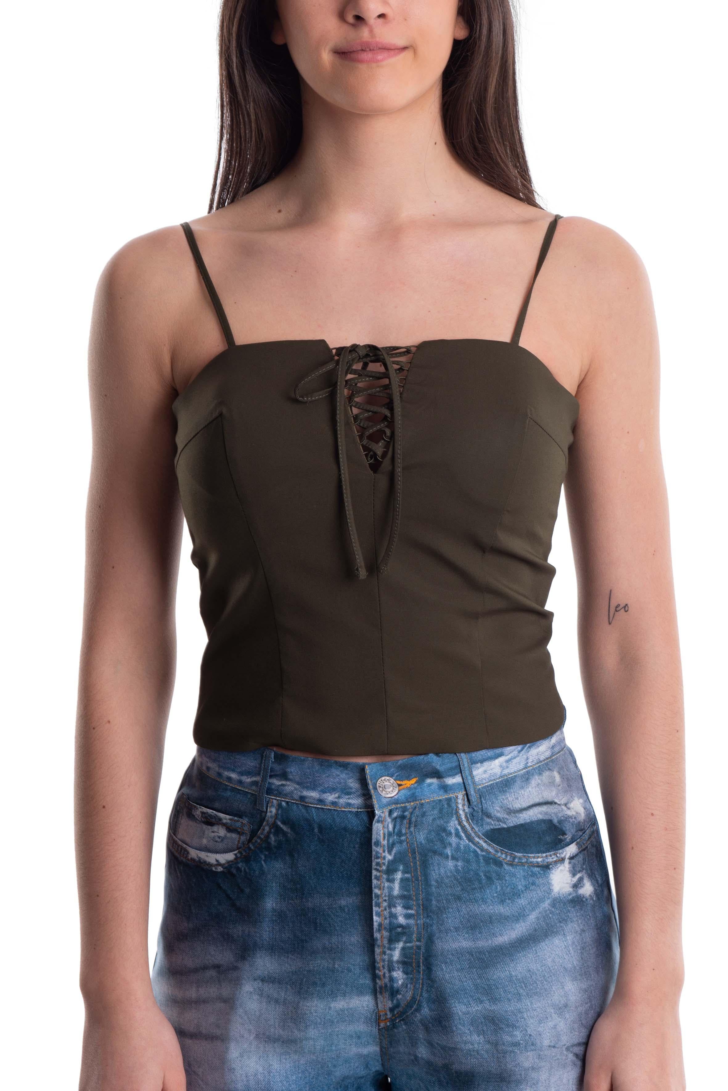 Corsetto verde TP123 V FEDERICA TOSI