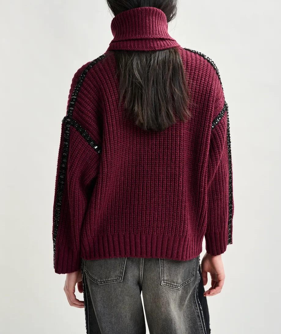 Maglione Indsay INDSAY MAUVE ESSENTIEL ANTWERP