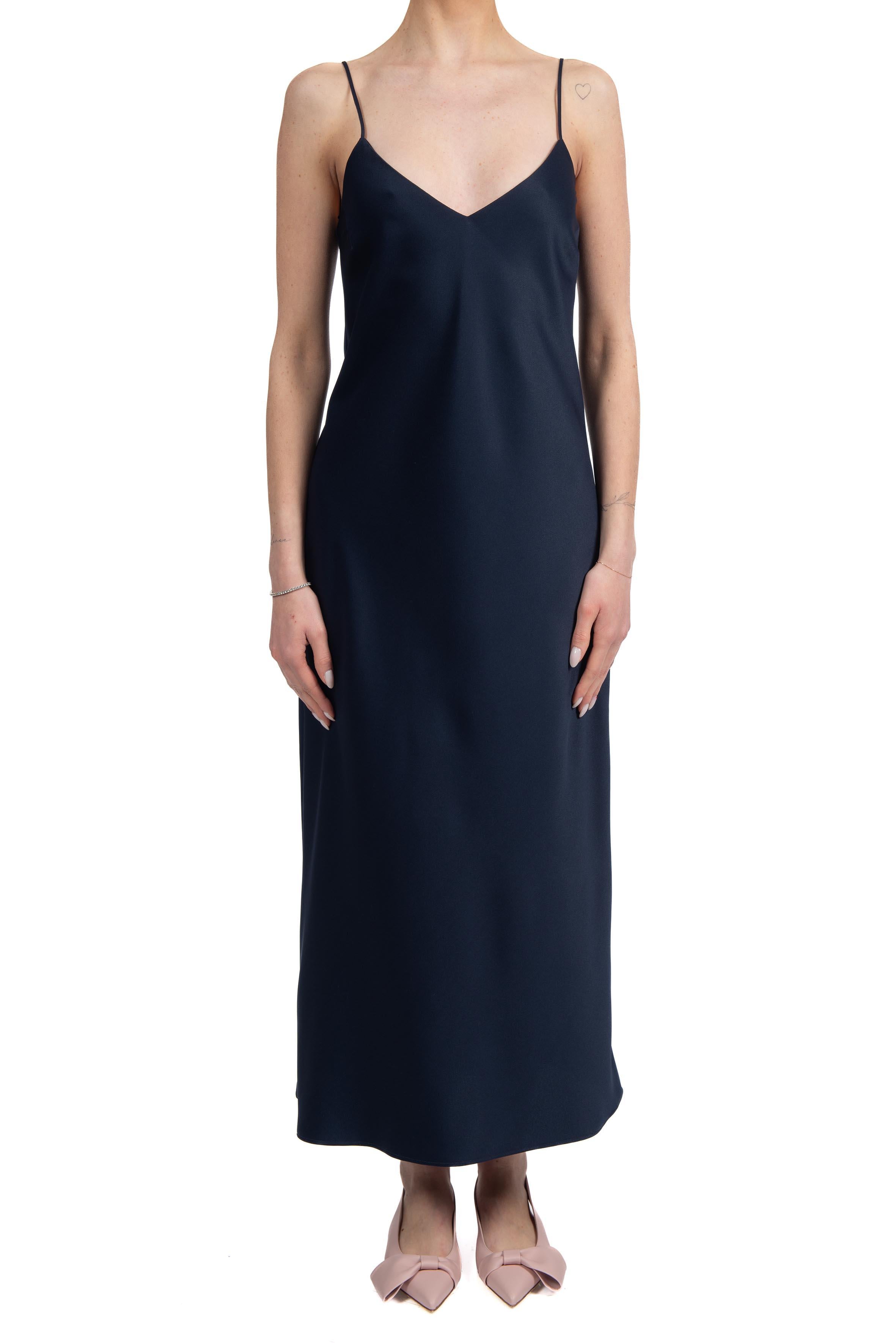 Abito sottoveste in raso blu 3397 4258 BLU ALICE MILLER