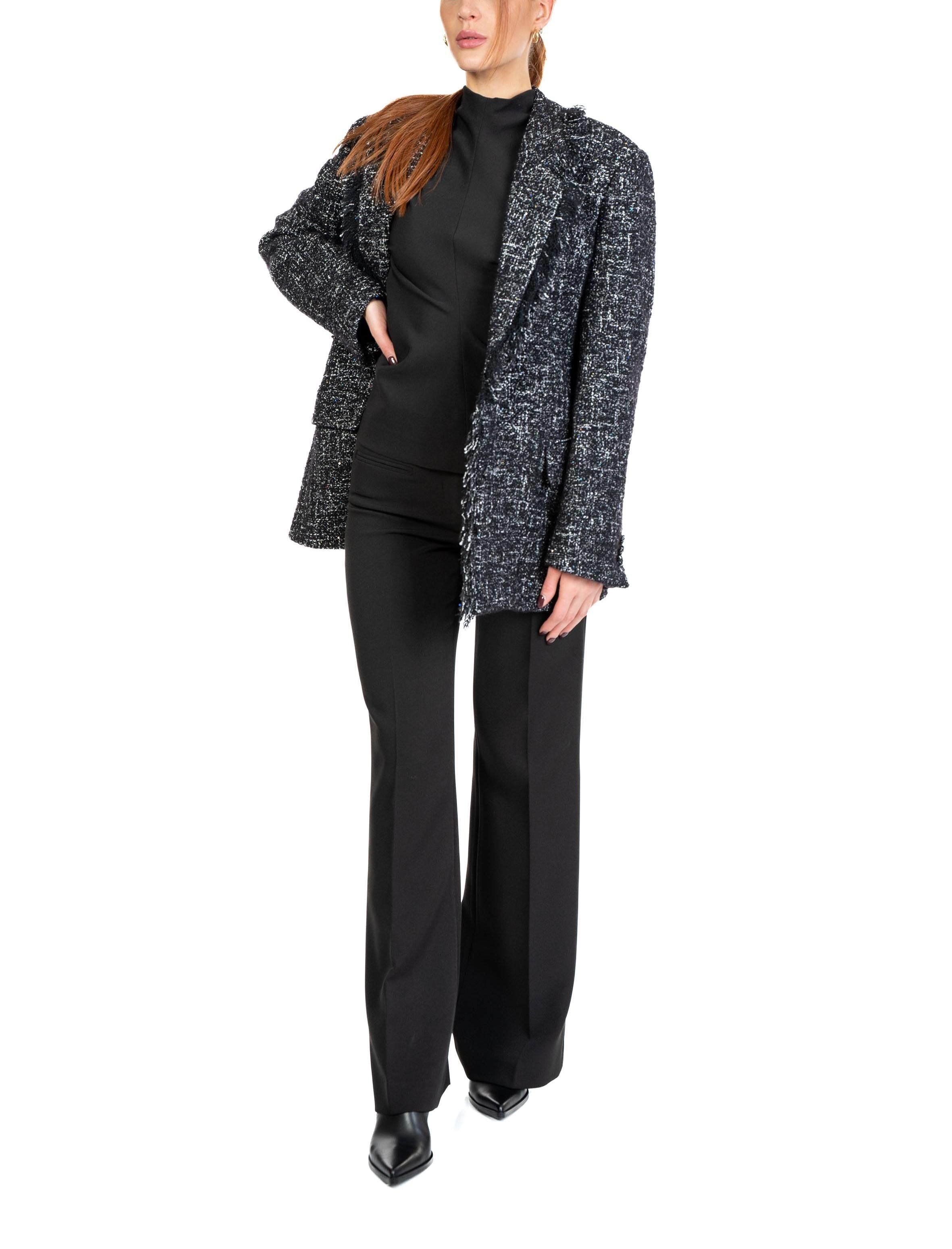 Giacca in bouclè 3941MDG20 BLACK MSGM