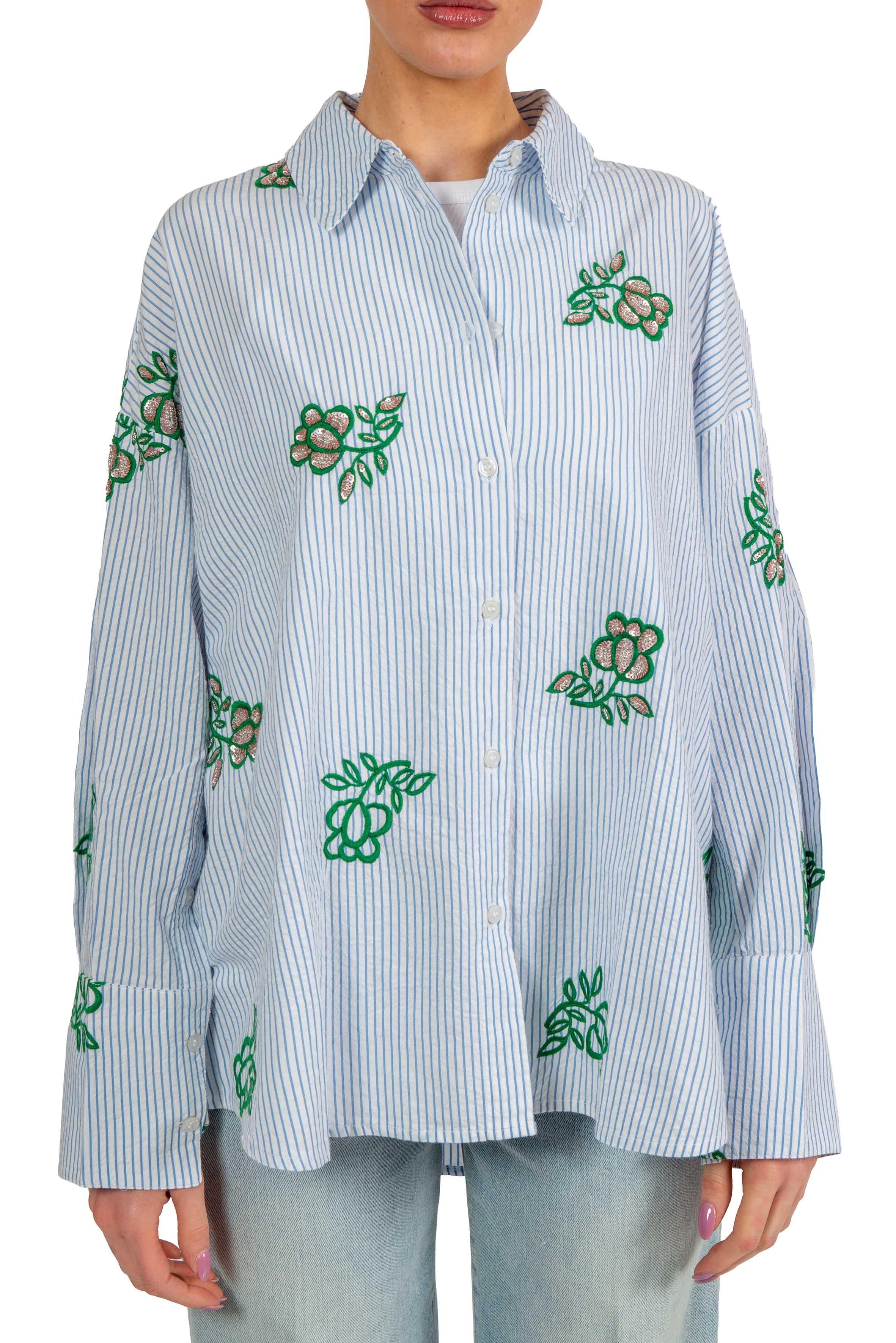 Camicia Jalinki JALINKI SHIRT COMBO 2 OFF WHITE ESSENTIEL ANTWERP