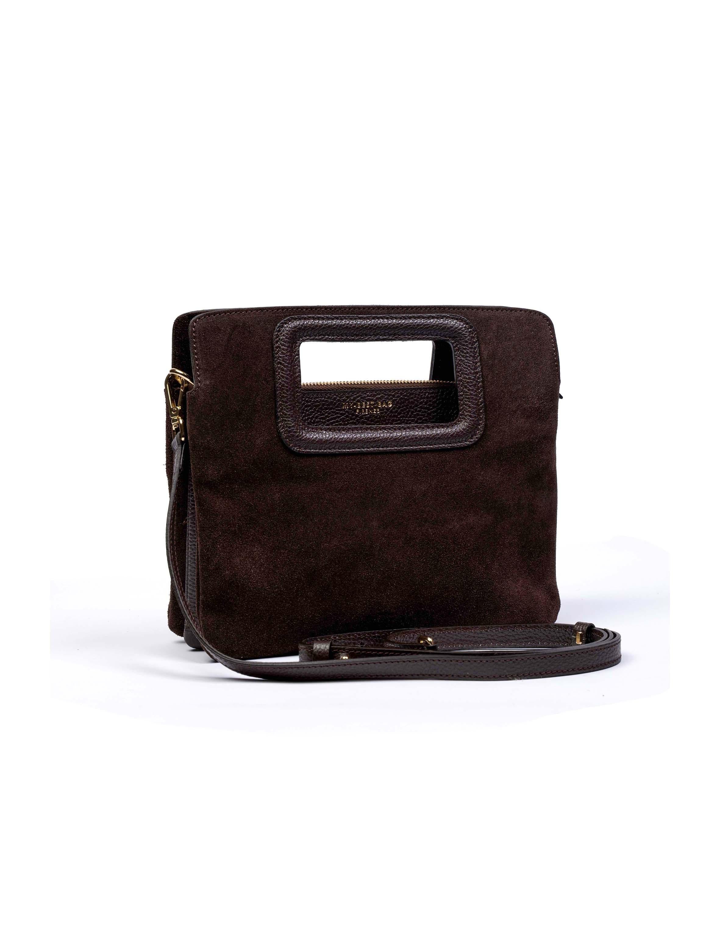 Borsa Victoria in camoscio marrone 1026 1026 VICTORIA CHOCOLATE MY BEST BAG