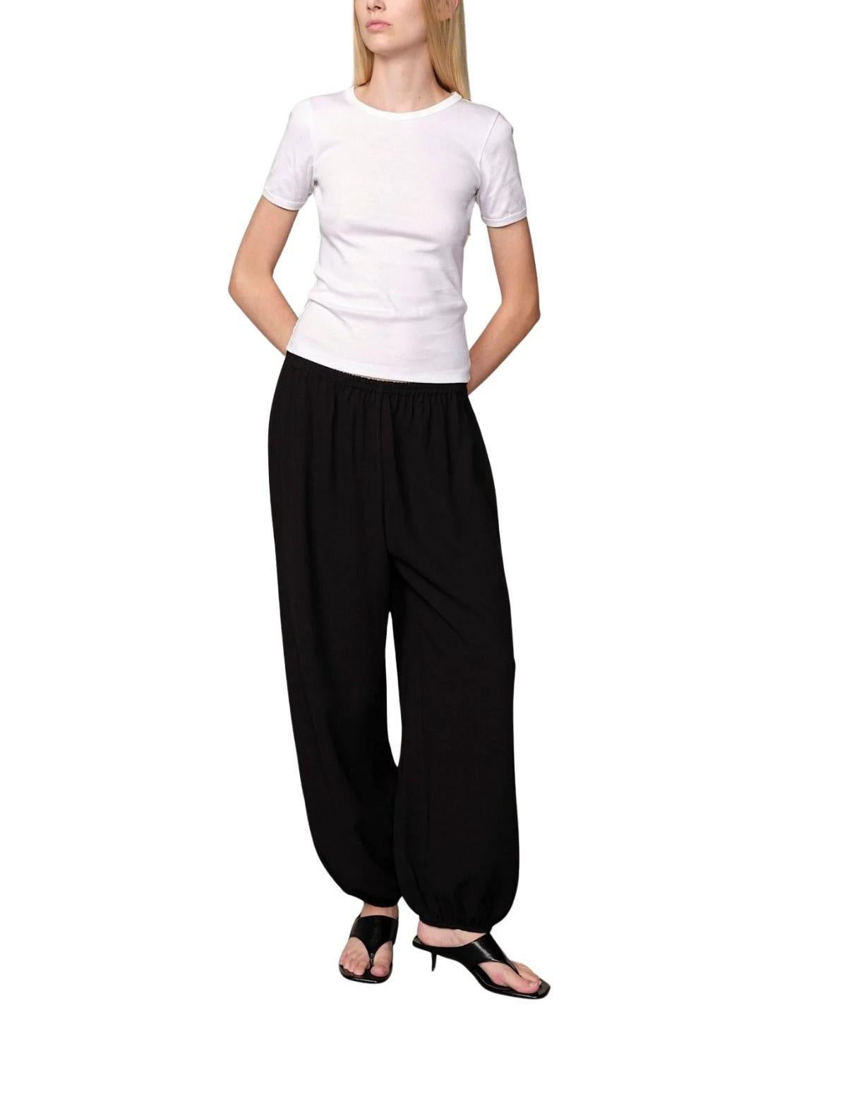 pantalone NYA PANTS BLACK HERSKIND