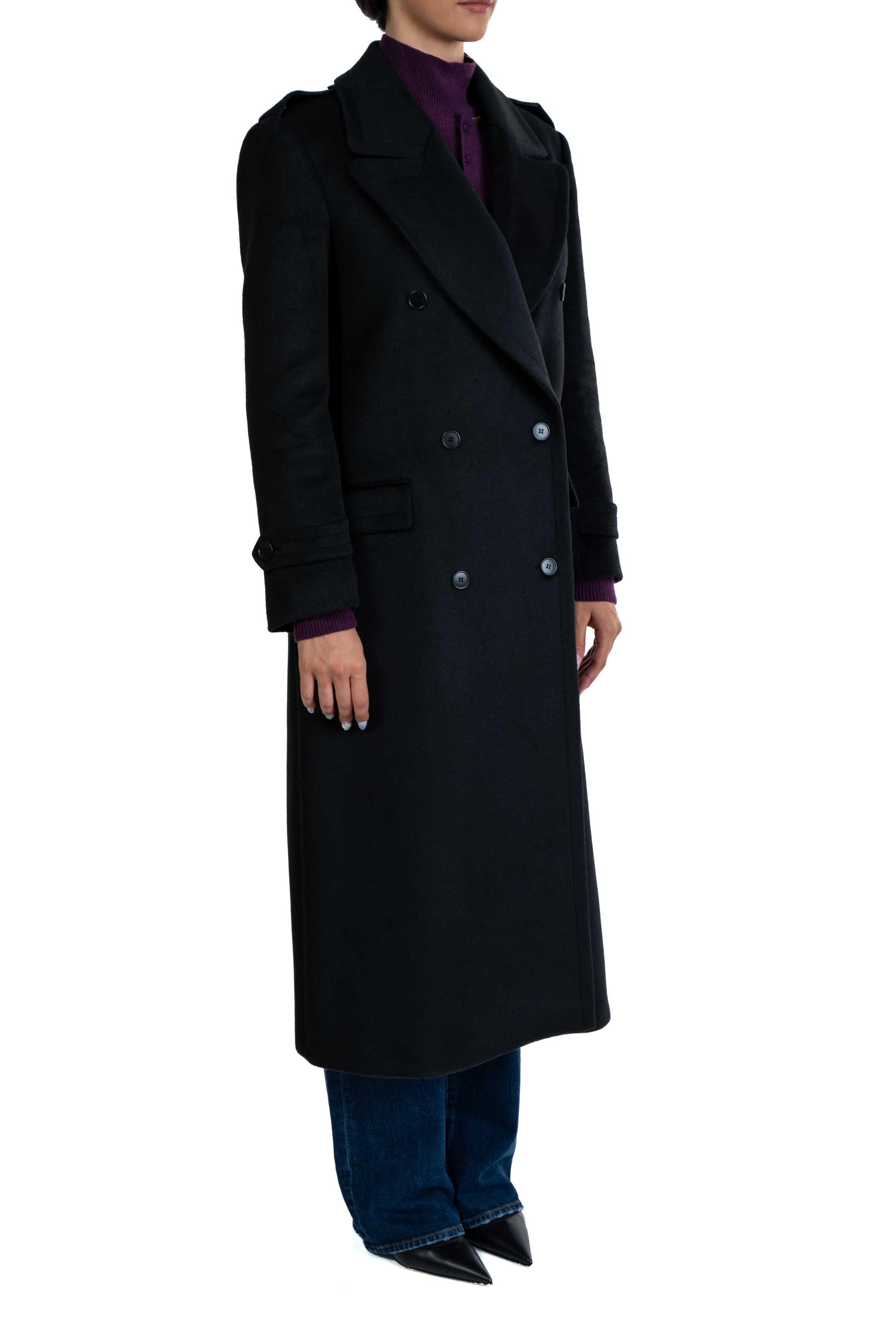 Cappotto over doppiopetto nero 4735 4340 N ALICE MILLER
