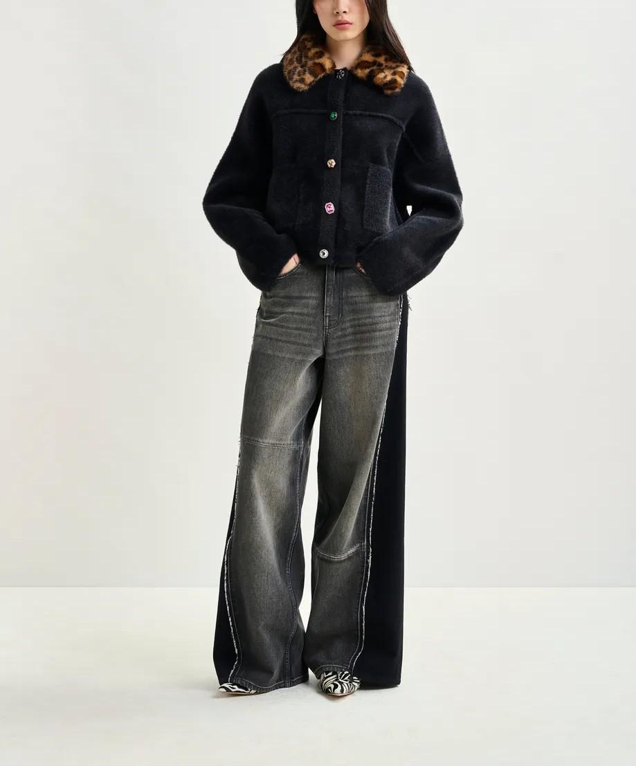 Giacca Intention INTENTION BLACK ESSENTIEL ANTWERP