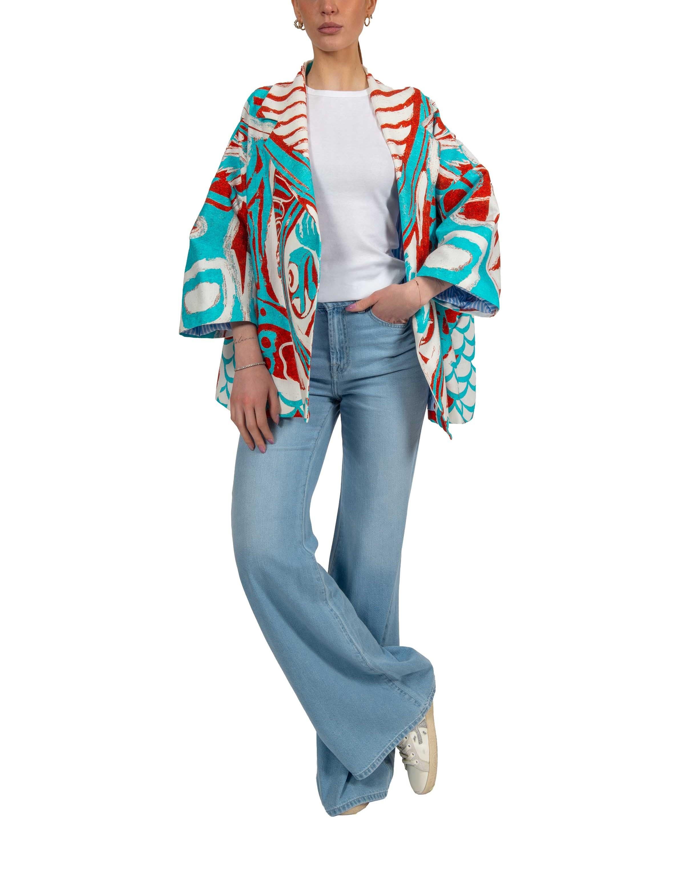 Caban Stella Jean stampa alaska. JC410 STAMPA ALASKA STELLA JEAN