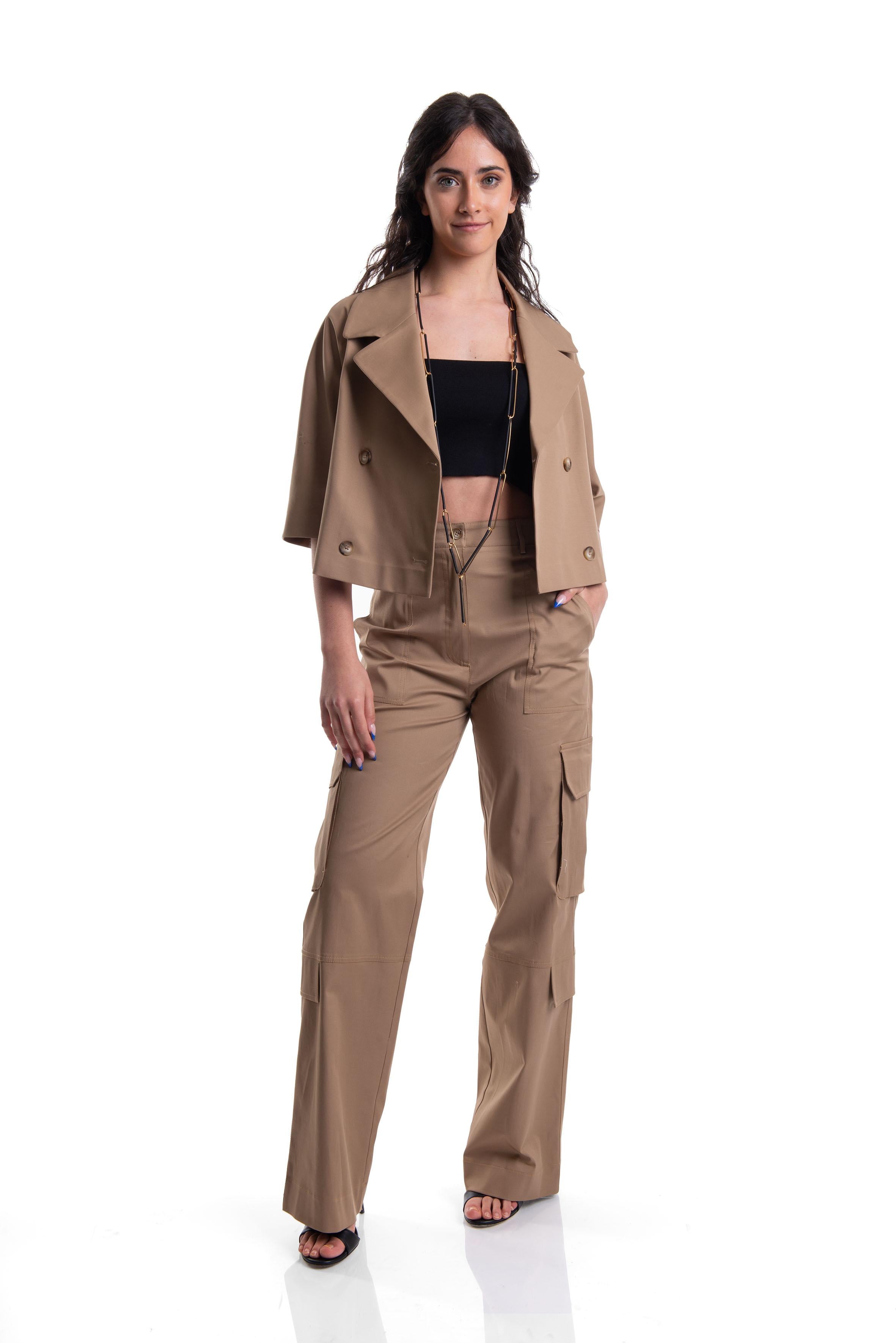 Giacca crop in cotone 4369 4153 C ALICE MILLER
