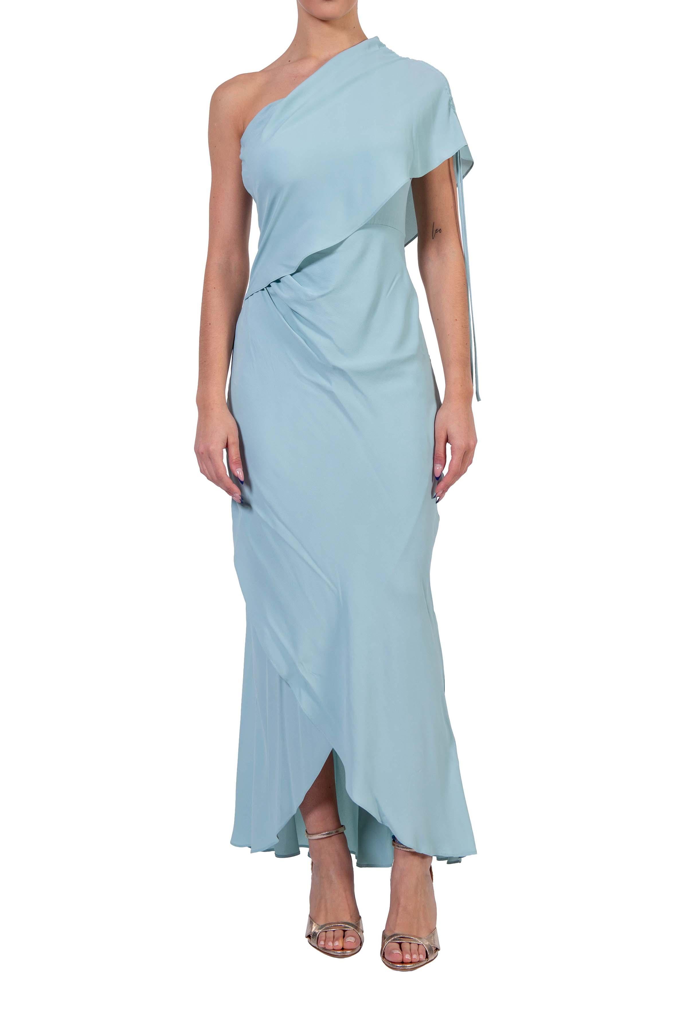 Abito Clara laguna CLARA S6SU30 LAGUNA SEMICOUTURE