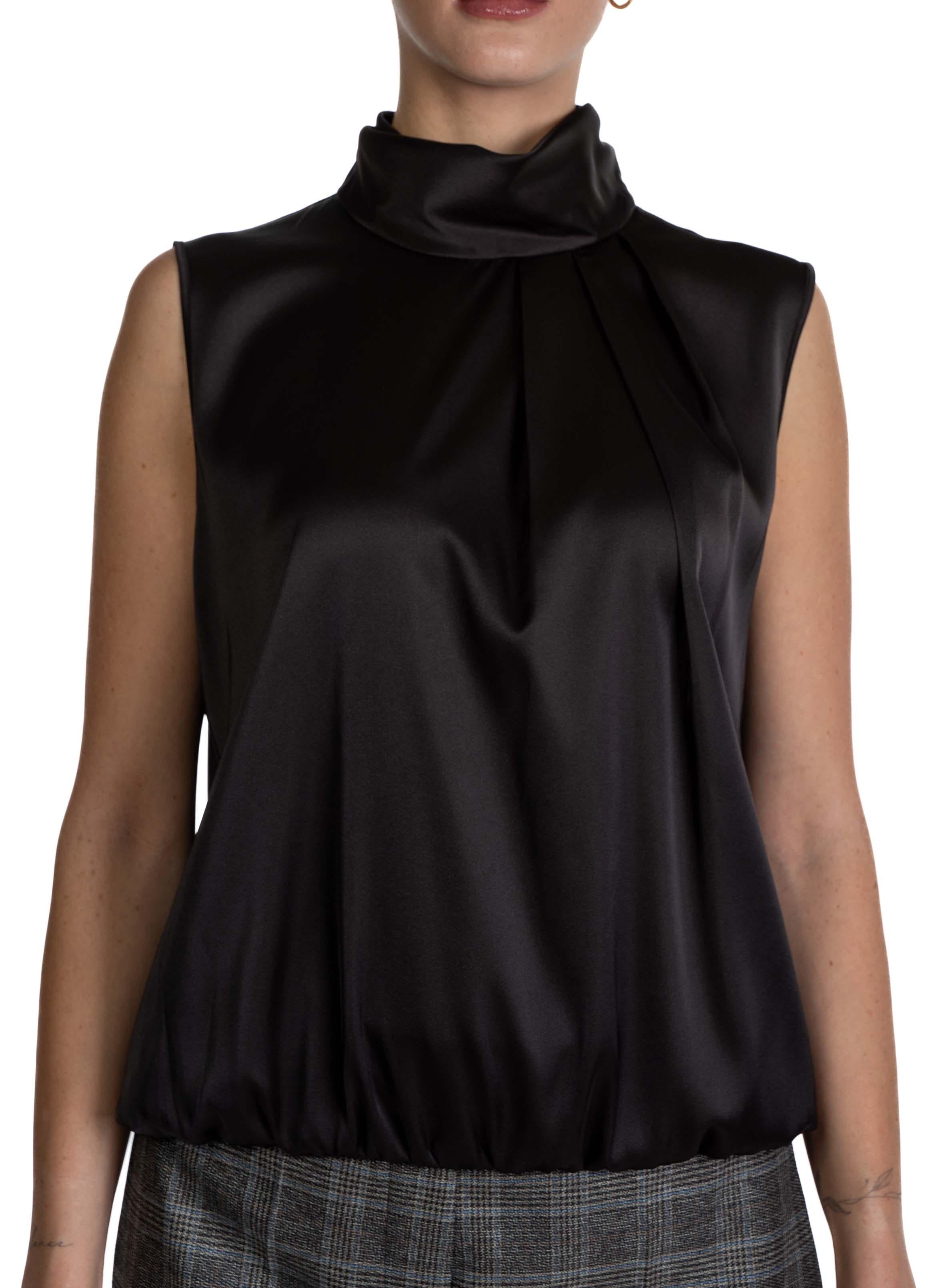 Top in raso testa di moro 61703 61703 WENGE D.EXTERIOR