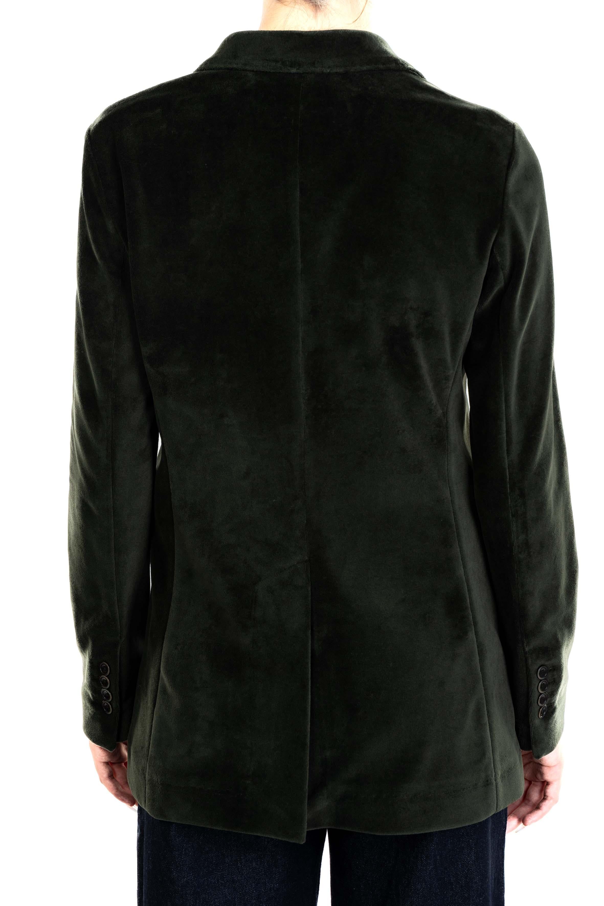 Single-breasted velvet jacket FD3620 FOREST CIRCLE