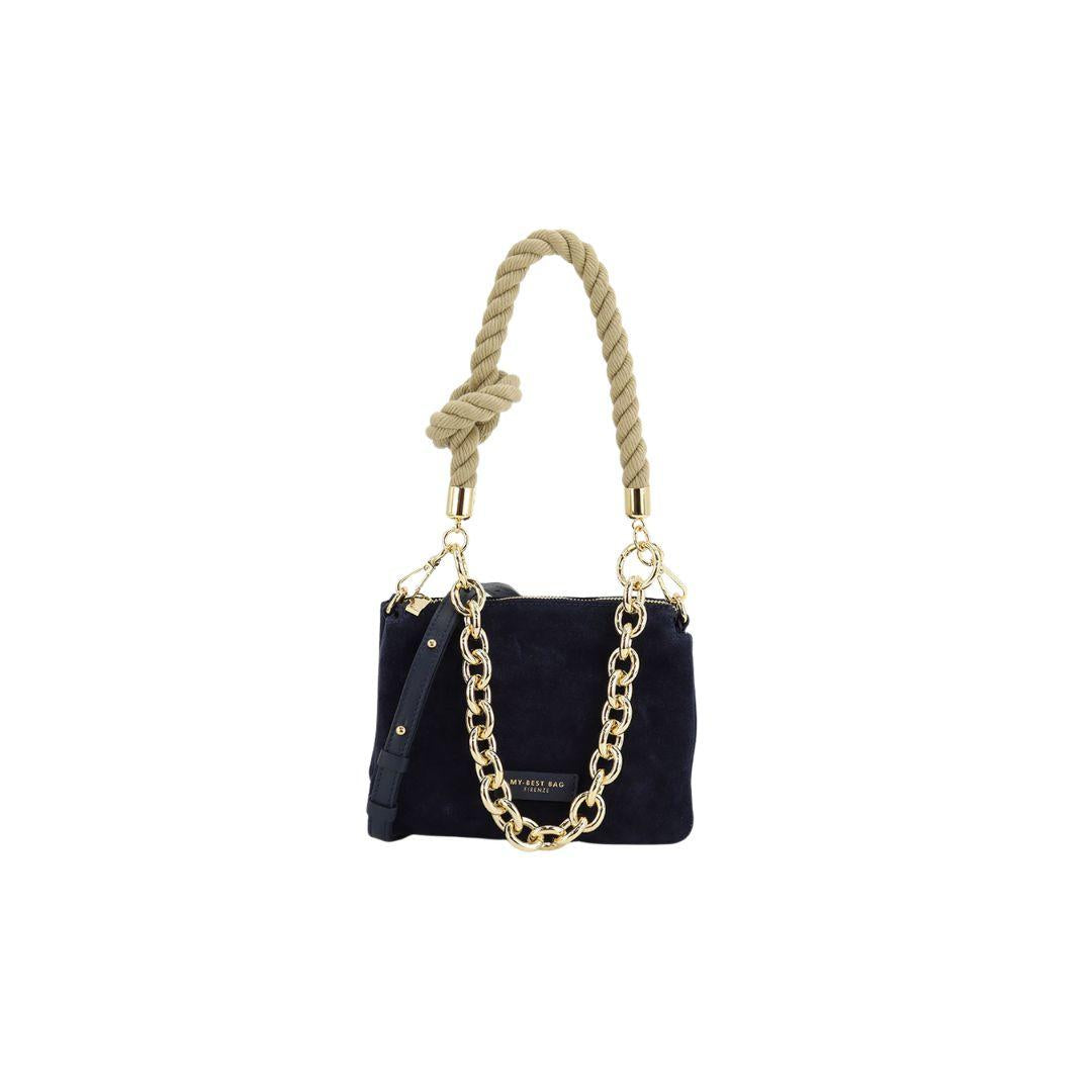 Borsa Reflex 2029 suede blu notte REFLEX 2029 BLU NOTTE MY BEST BAG
