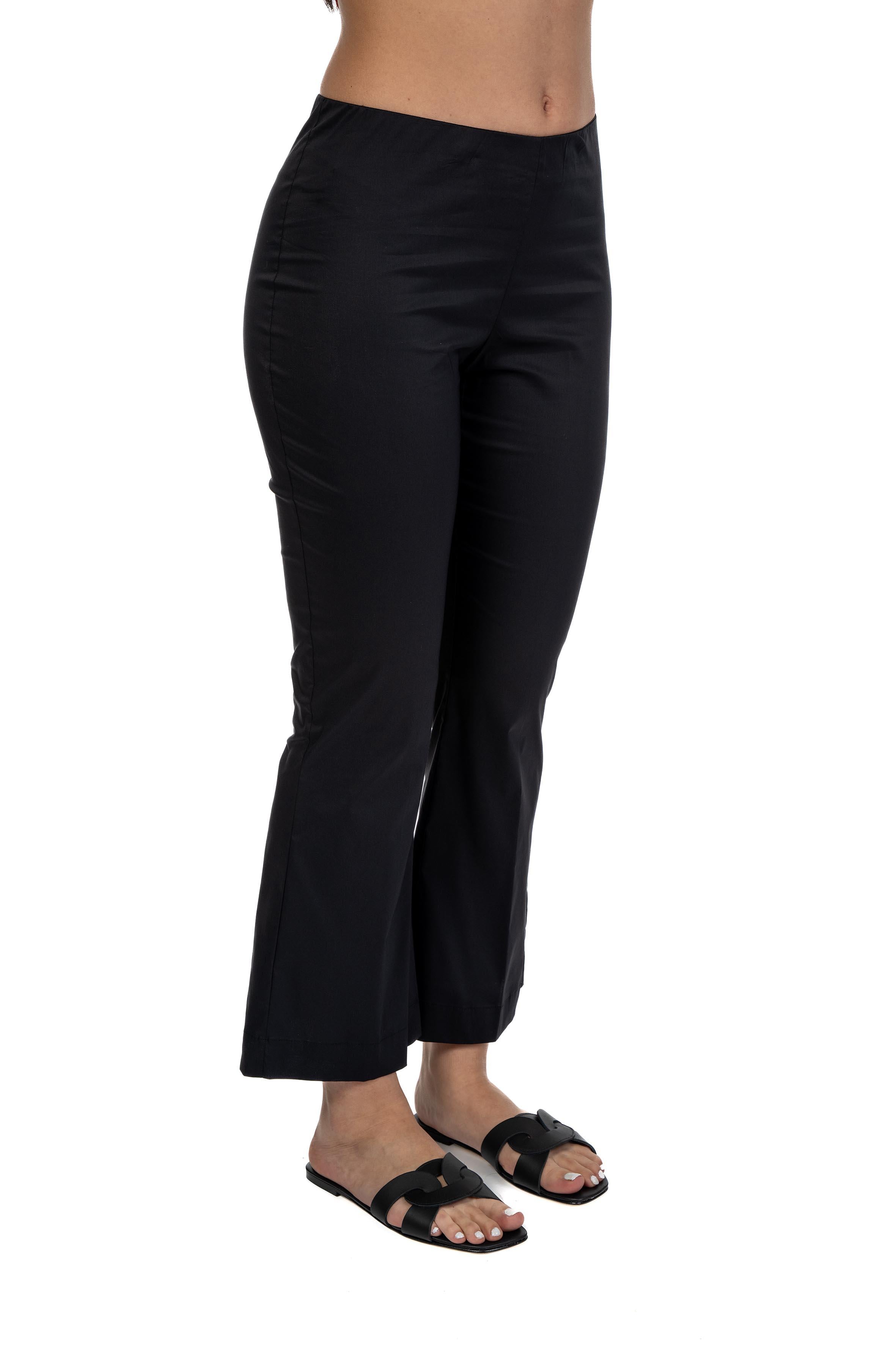 Pantalone Claudette nero CLAUDETTE CNTK38 NERO LIVIANA CONTI