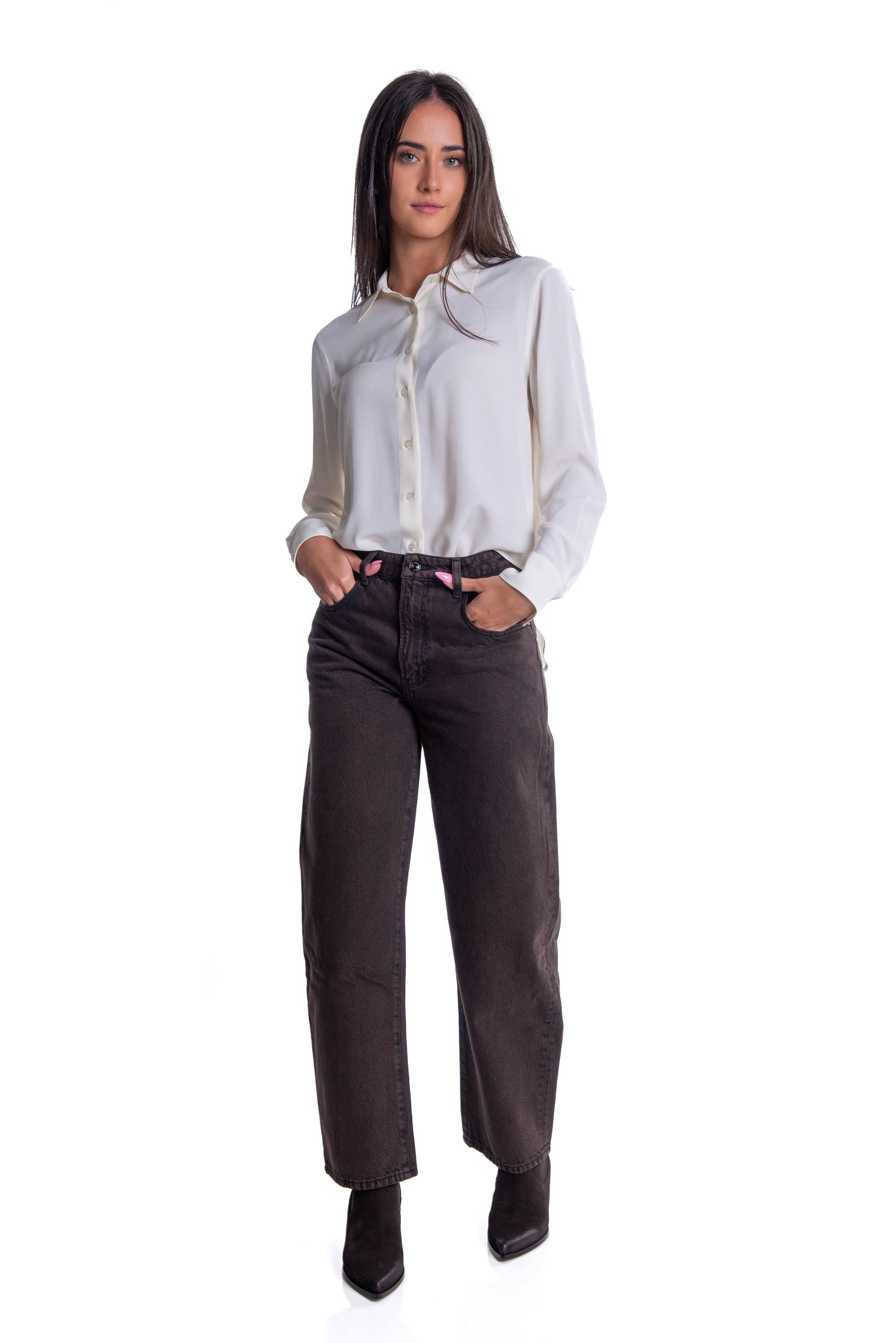 Jeans long barrel testa di moro LONG BARREL M FRAME