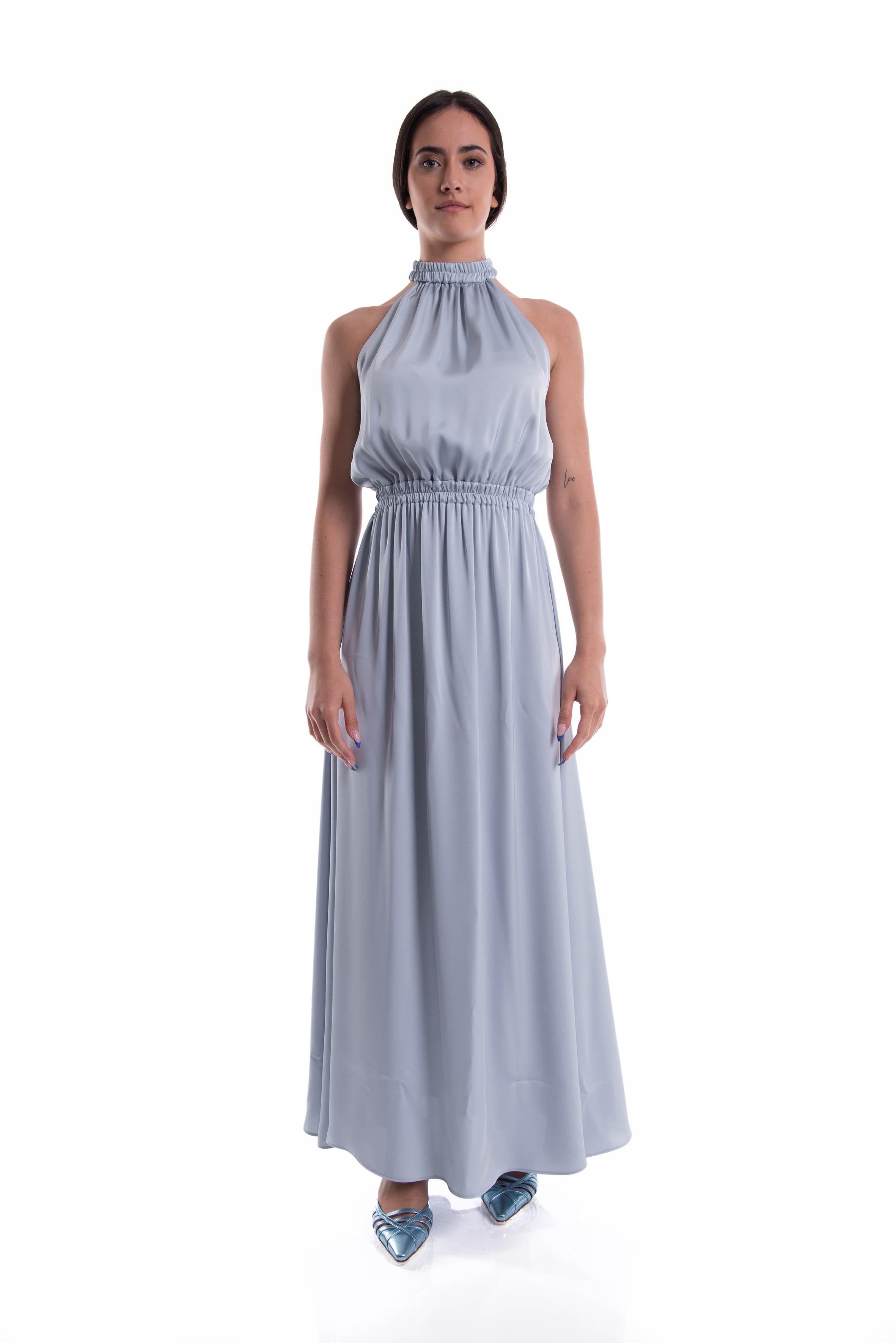 Abito lungo celeste 4124 4202 C ALICE MILLER