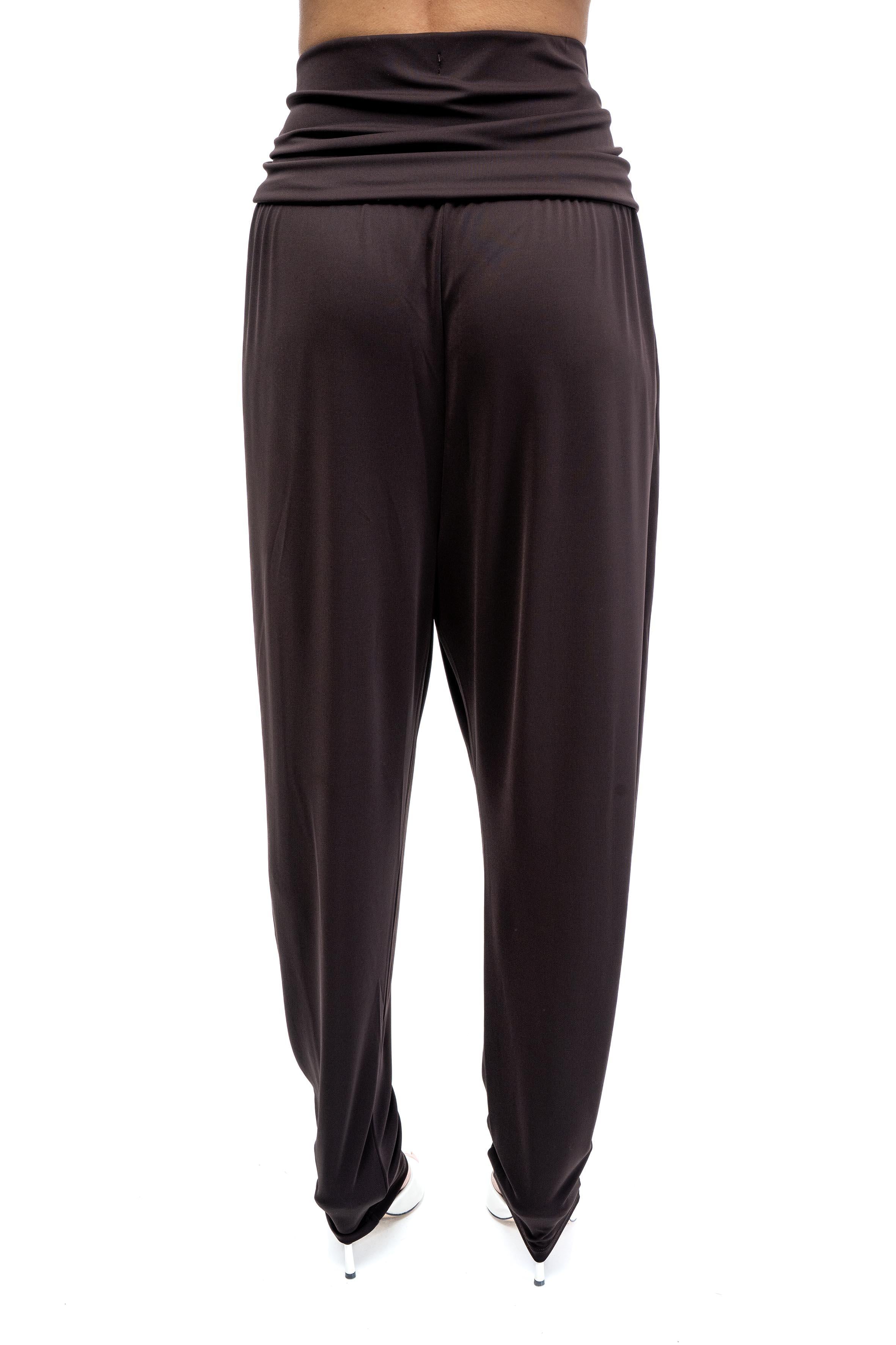 Pantalone Wren jersey marrone 170473 WREN DARK BROWN ANDAMANE