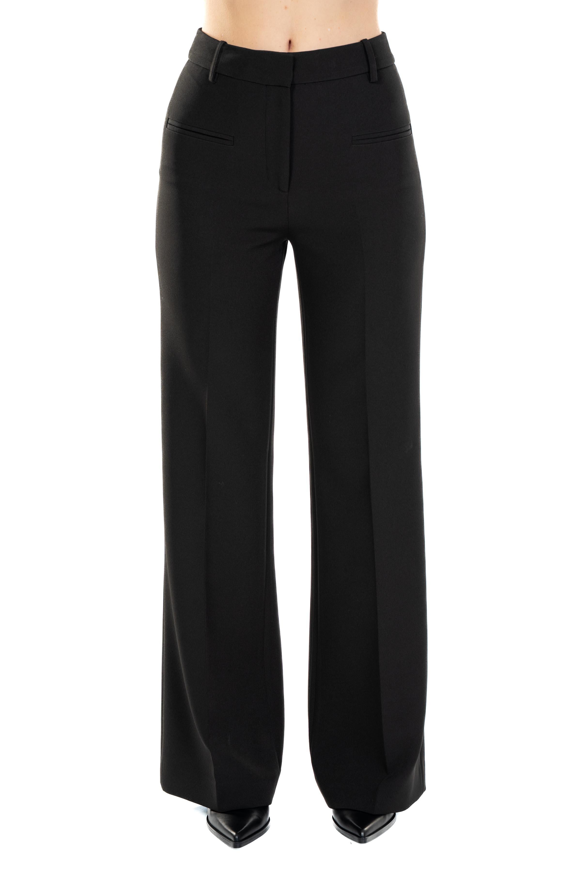 pantalone dritto 30809 BLACK FEDERICA TOSI